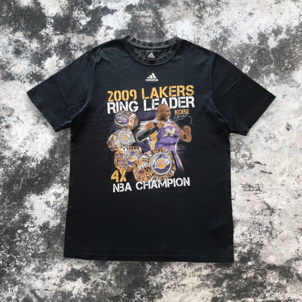 Adidas 2009 Lakers Ring Leader Kobe Bryant NBA Champion t-shirt by