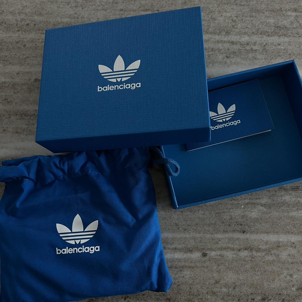 BALENCIAGA x Adidas Red Leather Lanyard Card Holder | Depop