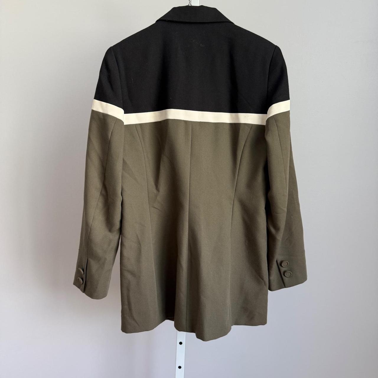 Albert Nipon Women's Blazer Jacket - Green/Black … - image 5