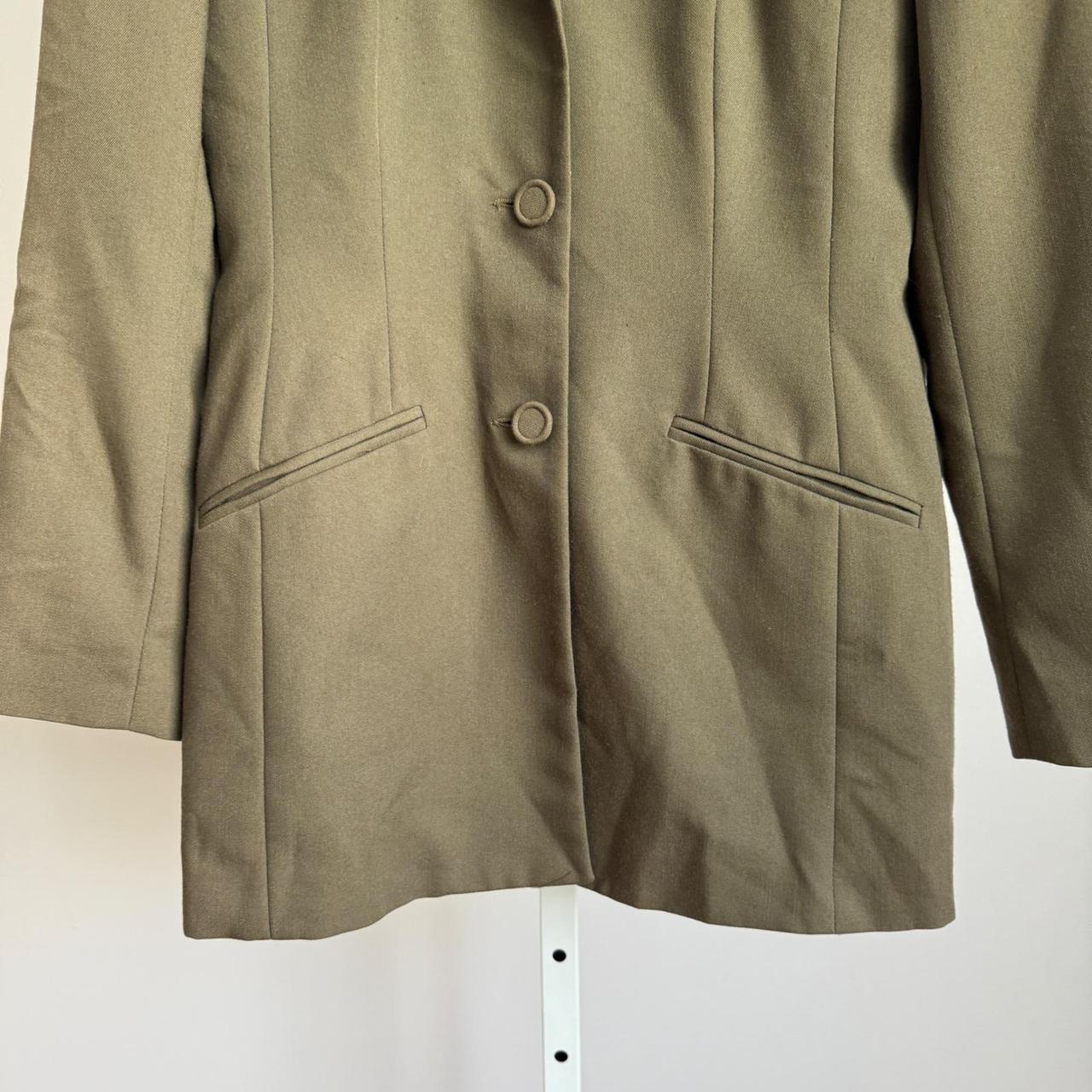 Albert Nipon Women's Blazer Jacket - Green/Black … - image 3