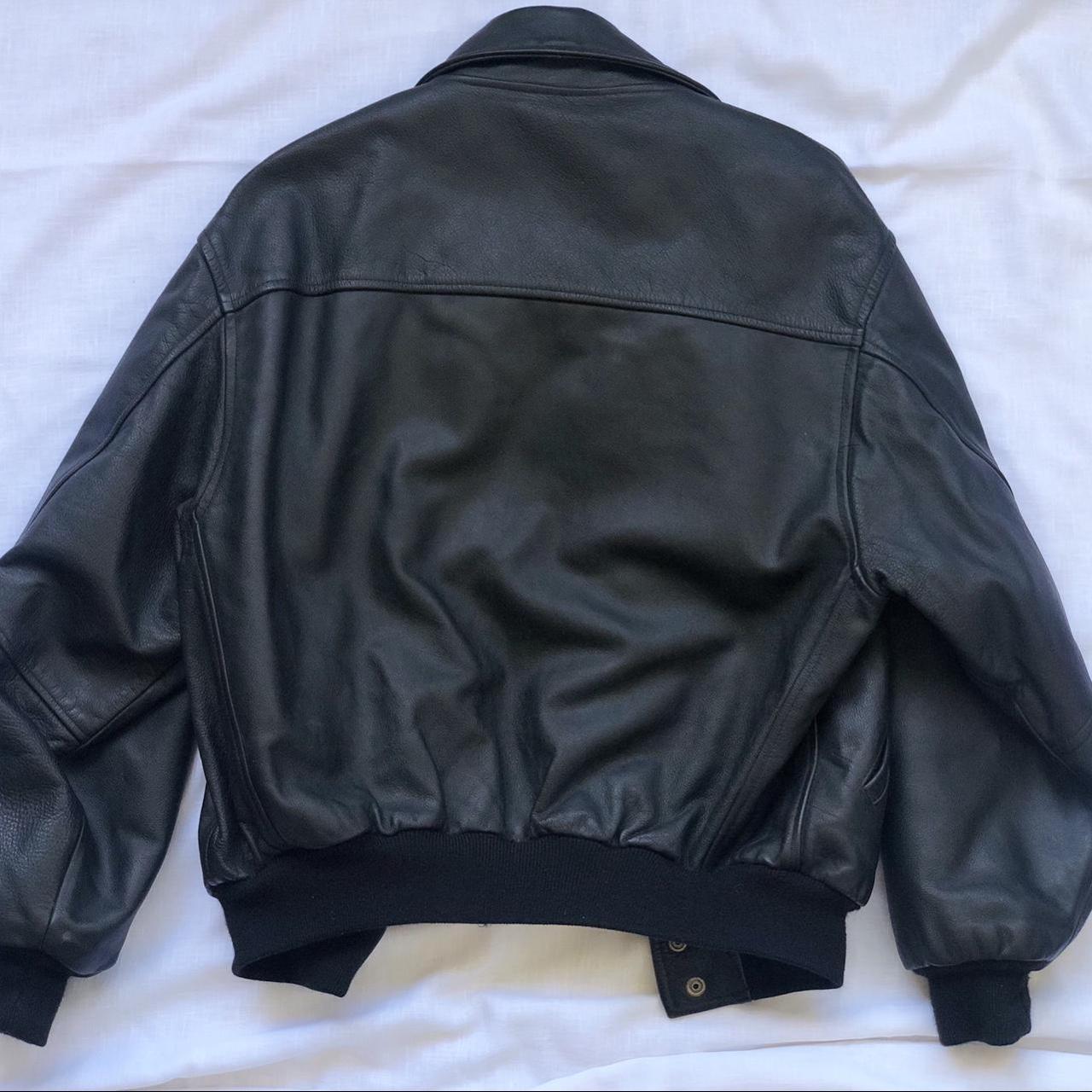 Rare Vintage GERONIMO bomber leather jacket From... - Depop