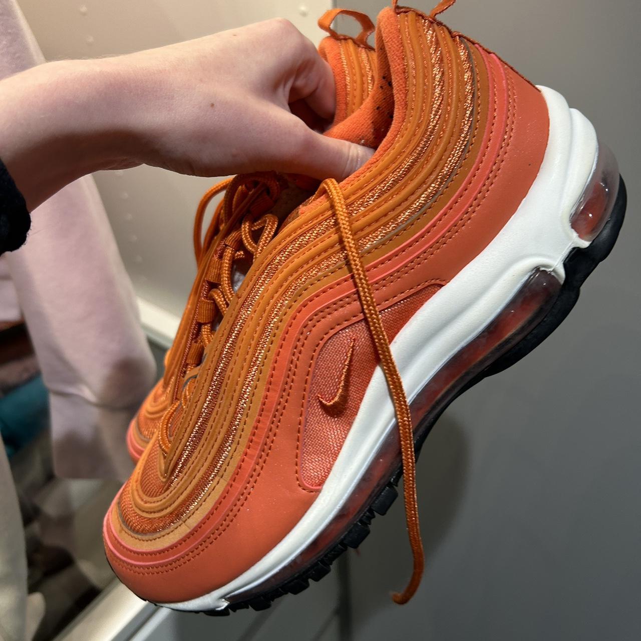 Orange air max clearance 97s