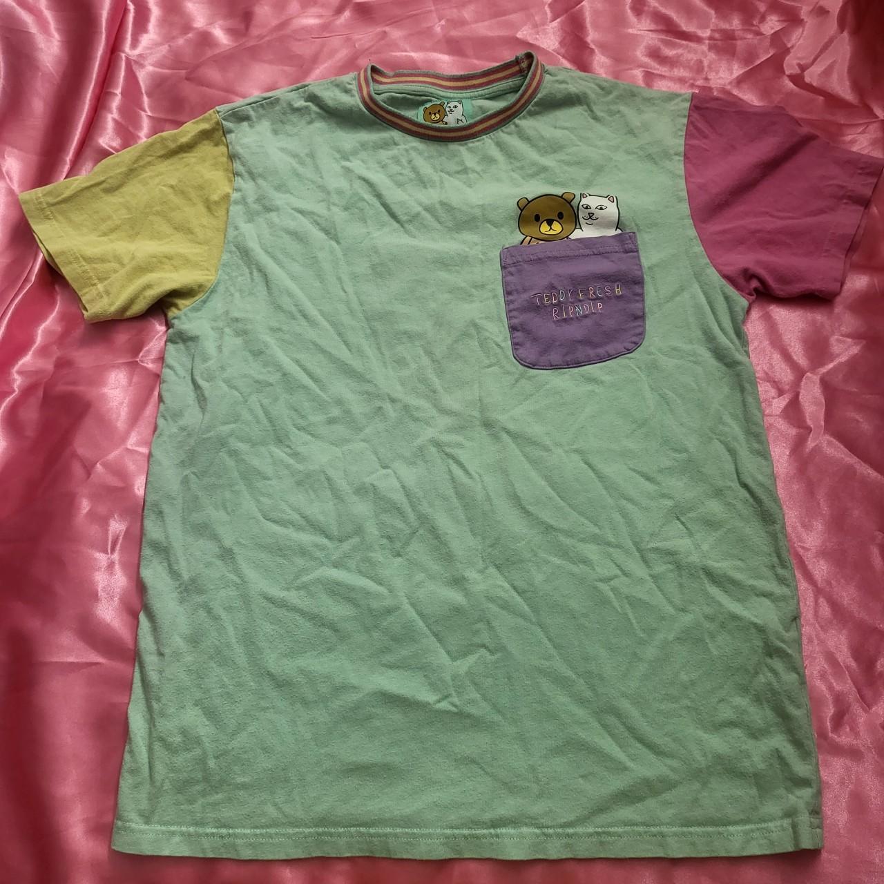 ripndip x teddy fresh t shirt! open to offers - Depop