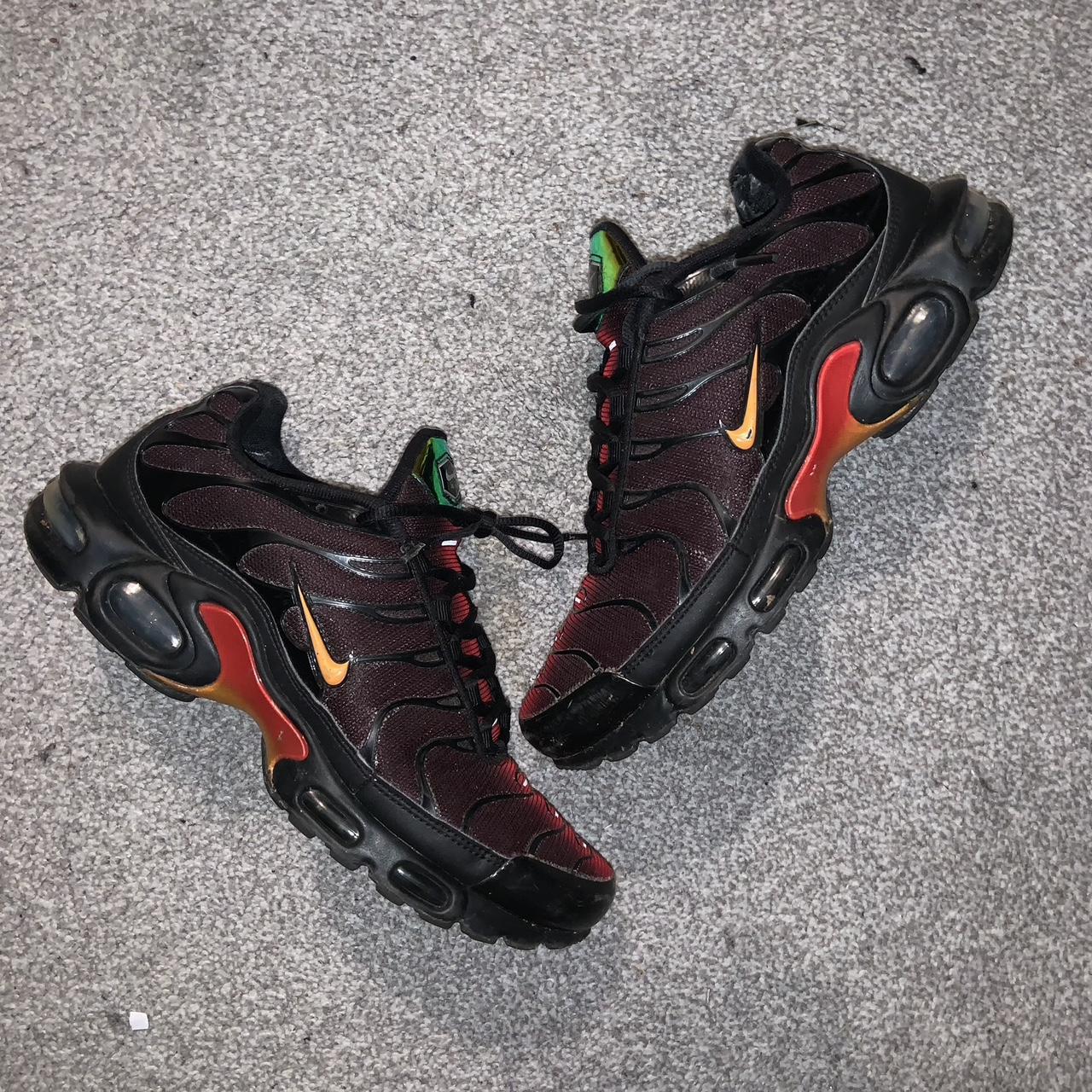 nike tn grey and orange