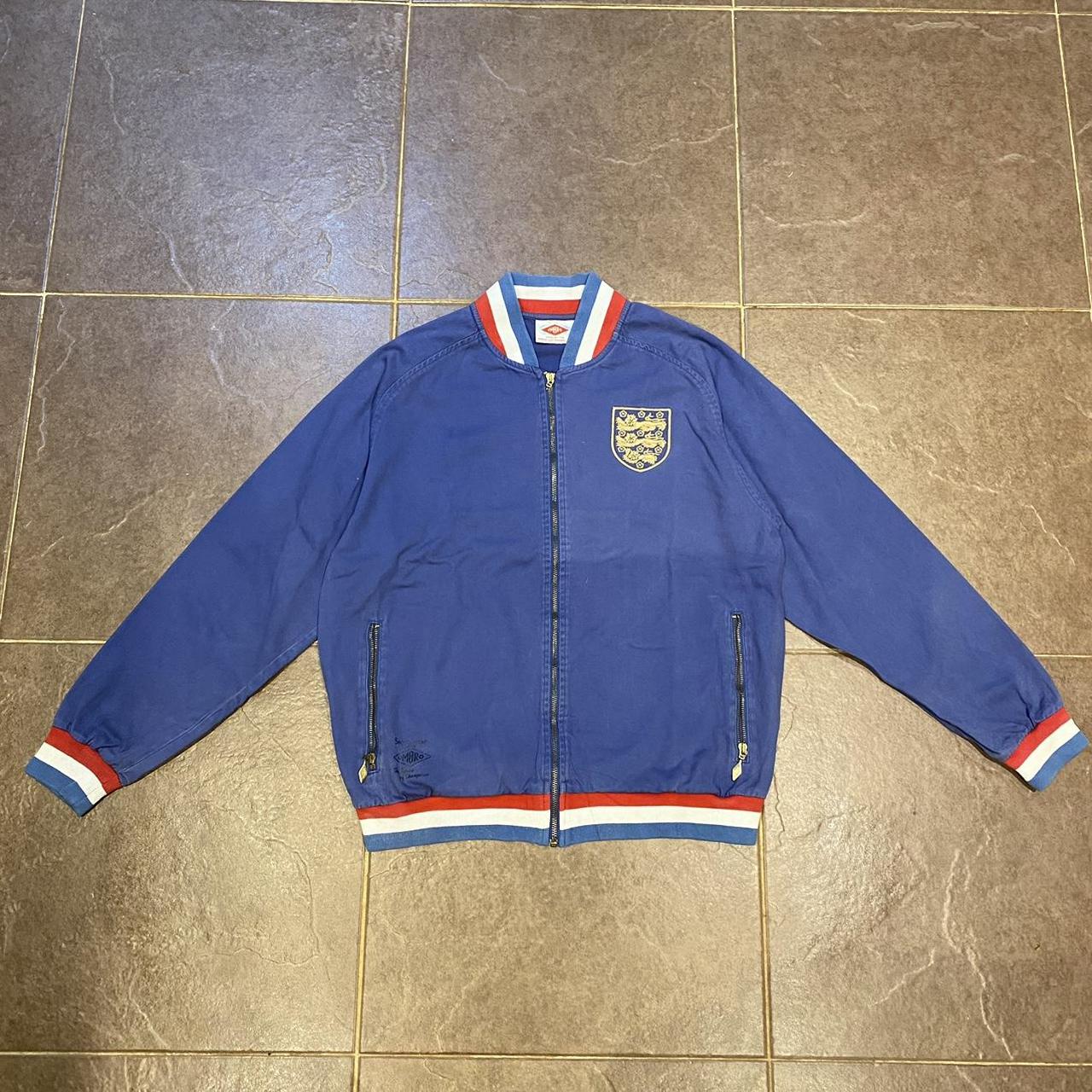 Vintage England Bomber Jacket Worn by World Cup... - Depop