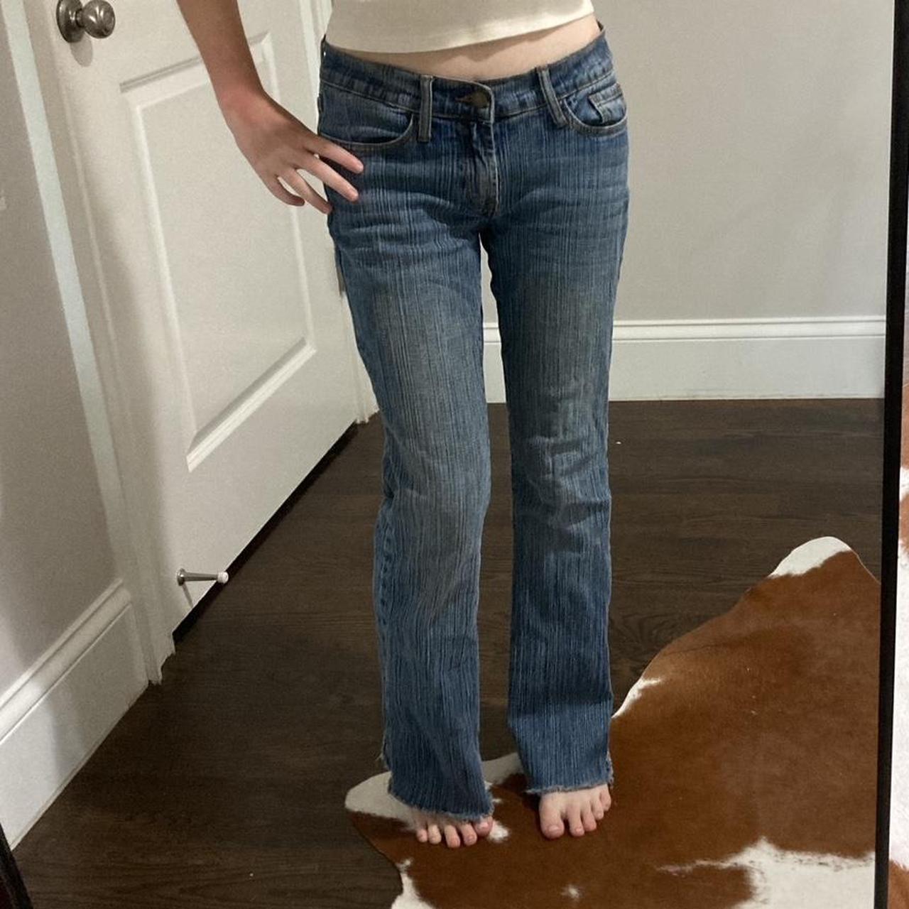 brandy melville brielle 90s jeans. cropped the... - Depop