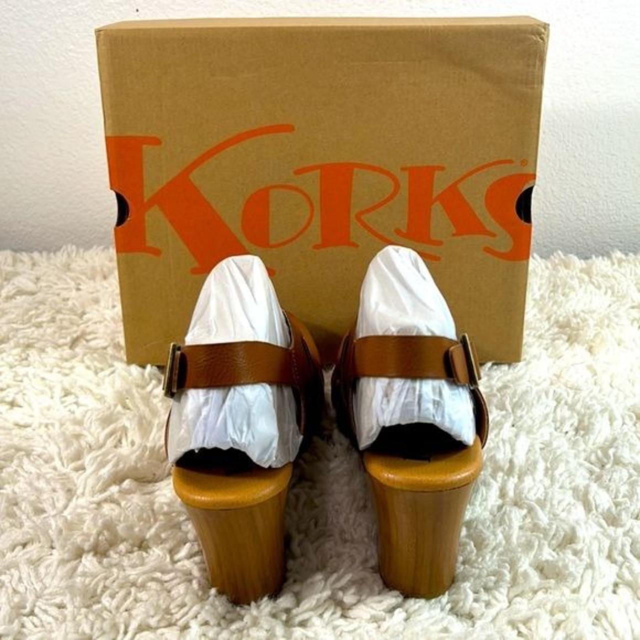 korks anja open toe clog