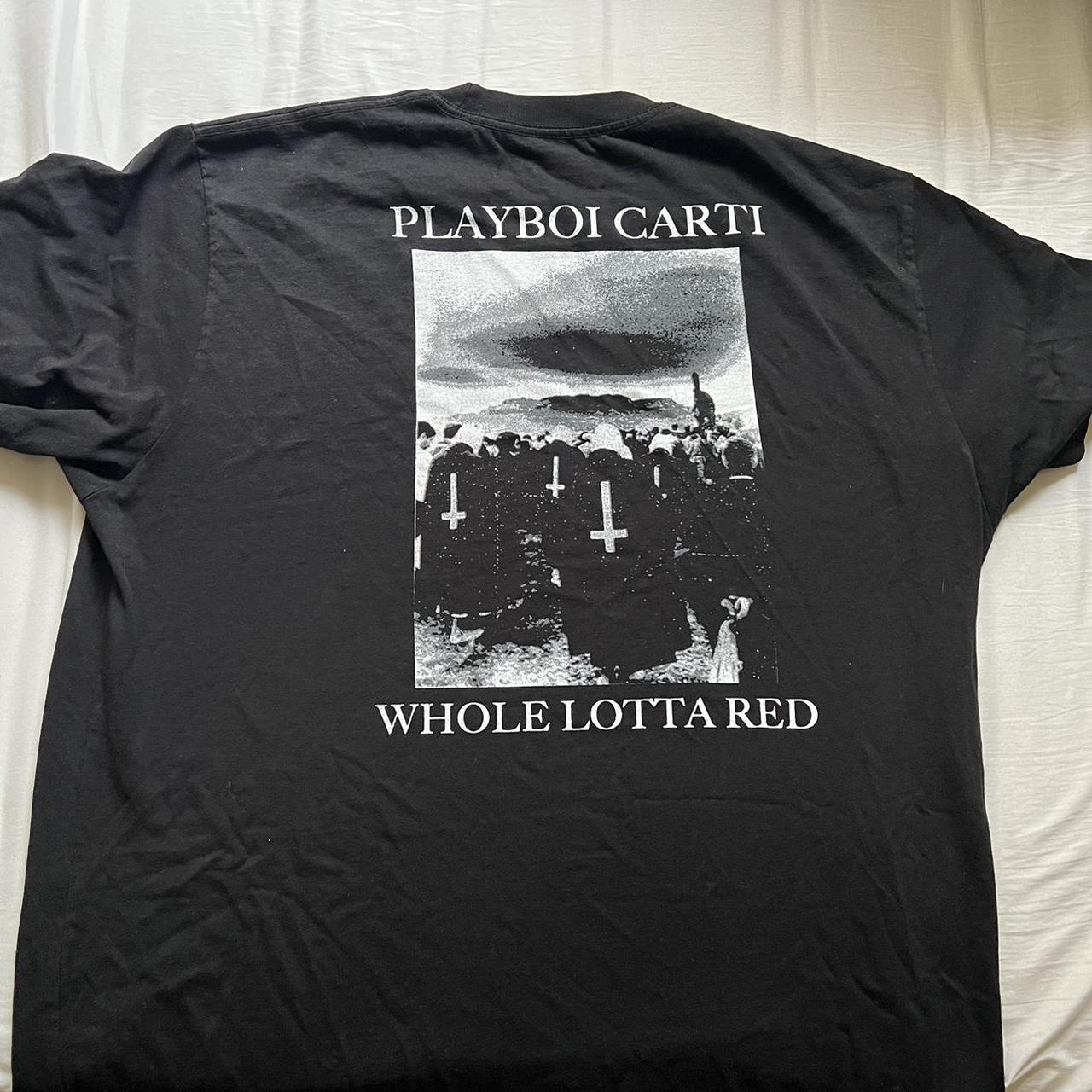 Playboi Carti Whole Lotta Red Music Devil Double Sided Graphic T