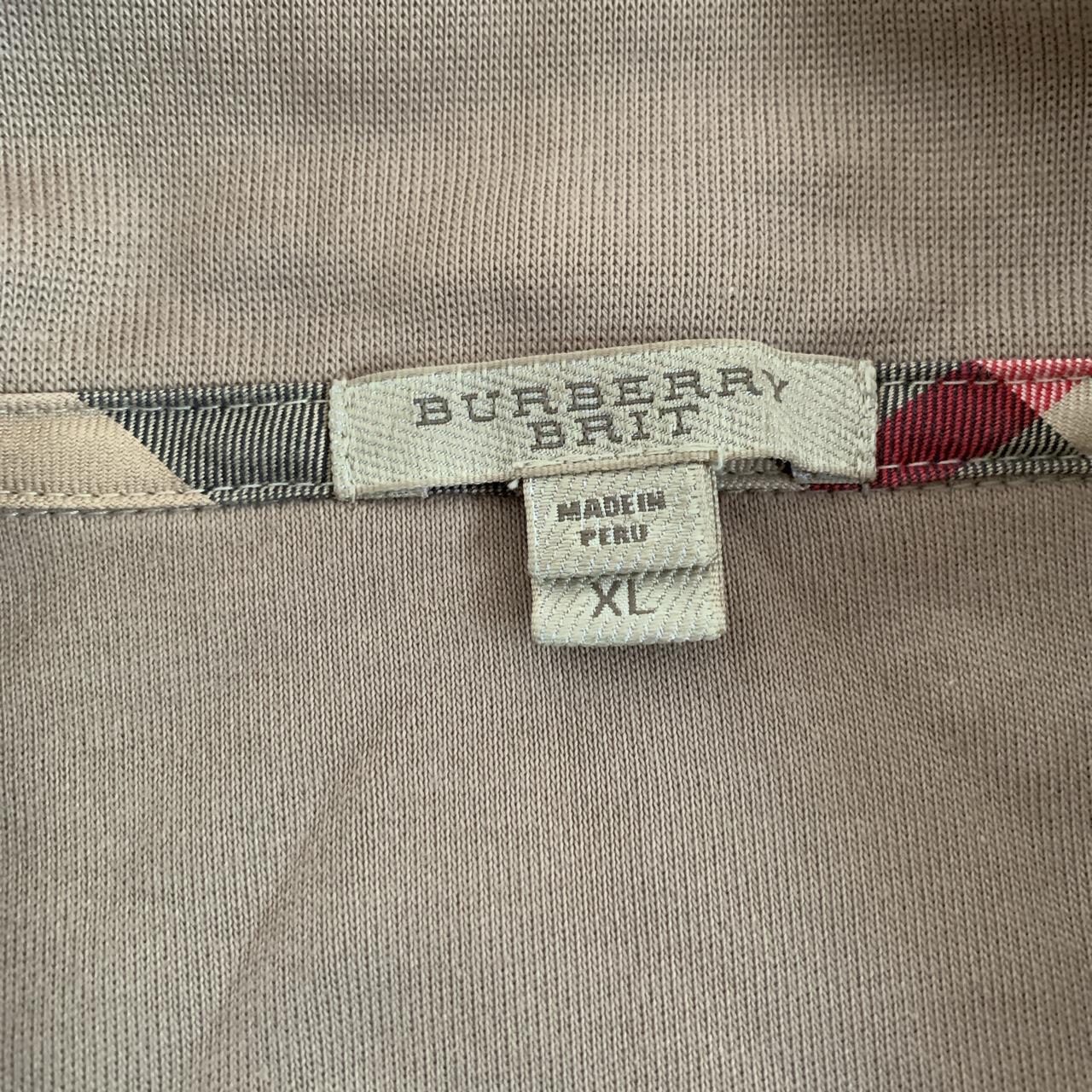 Burberry Brit Men's Cream Sweatshirt | Depop