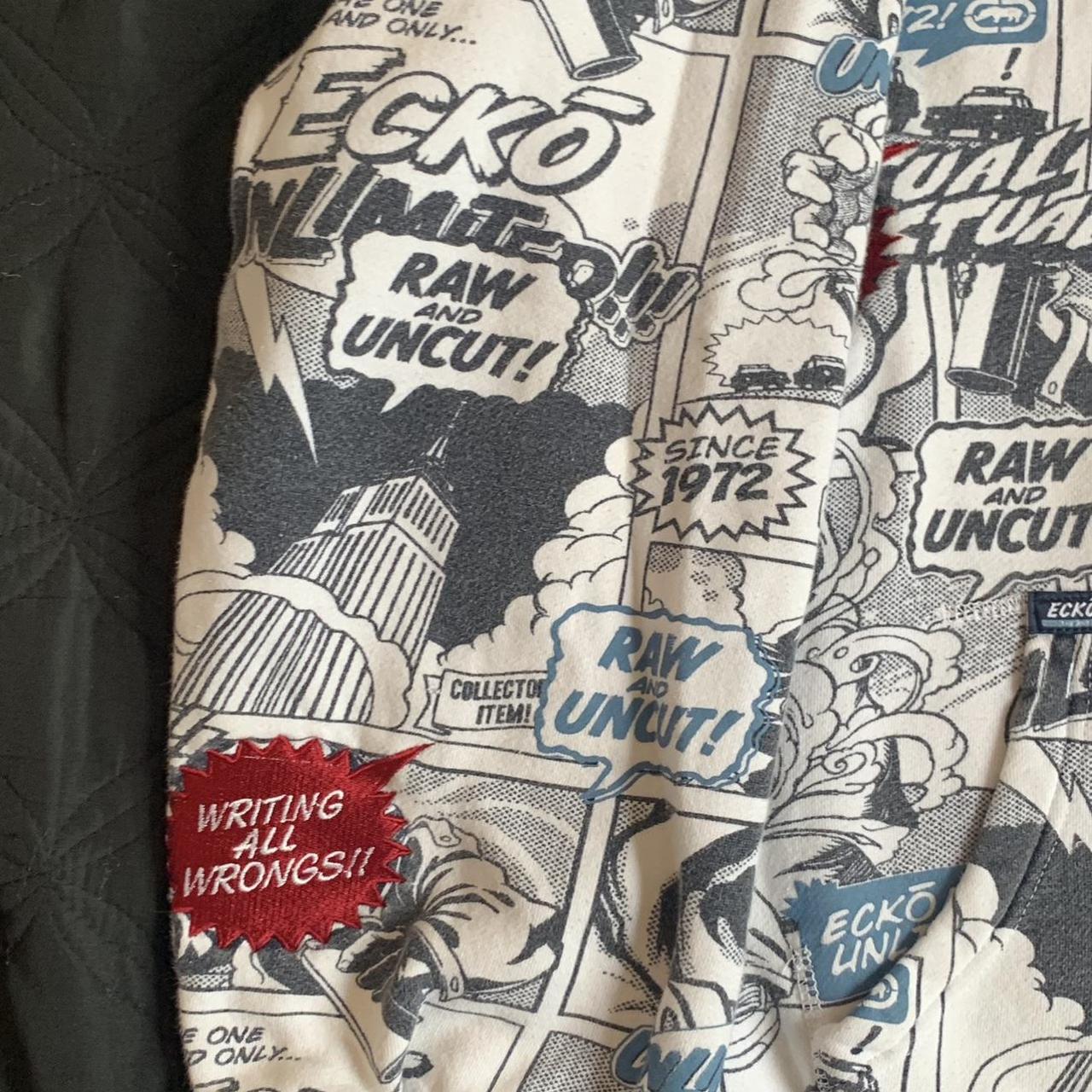 Ecko Unlimited Comic Strip Graphic Art All Over... - Depop