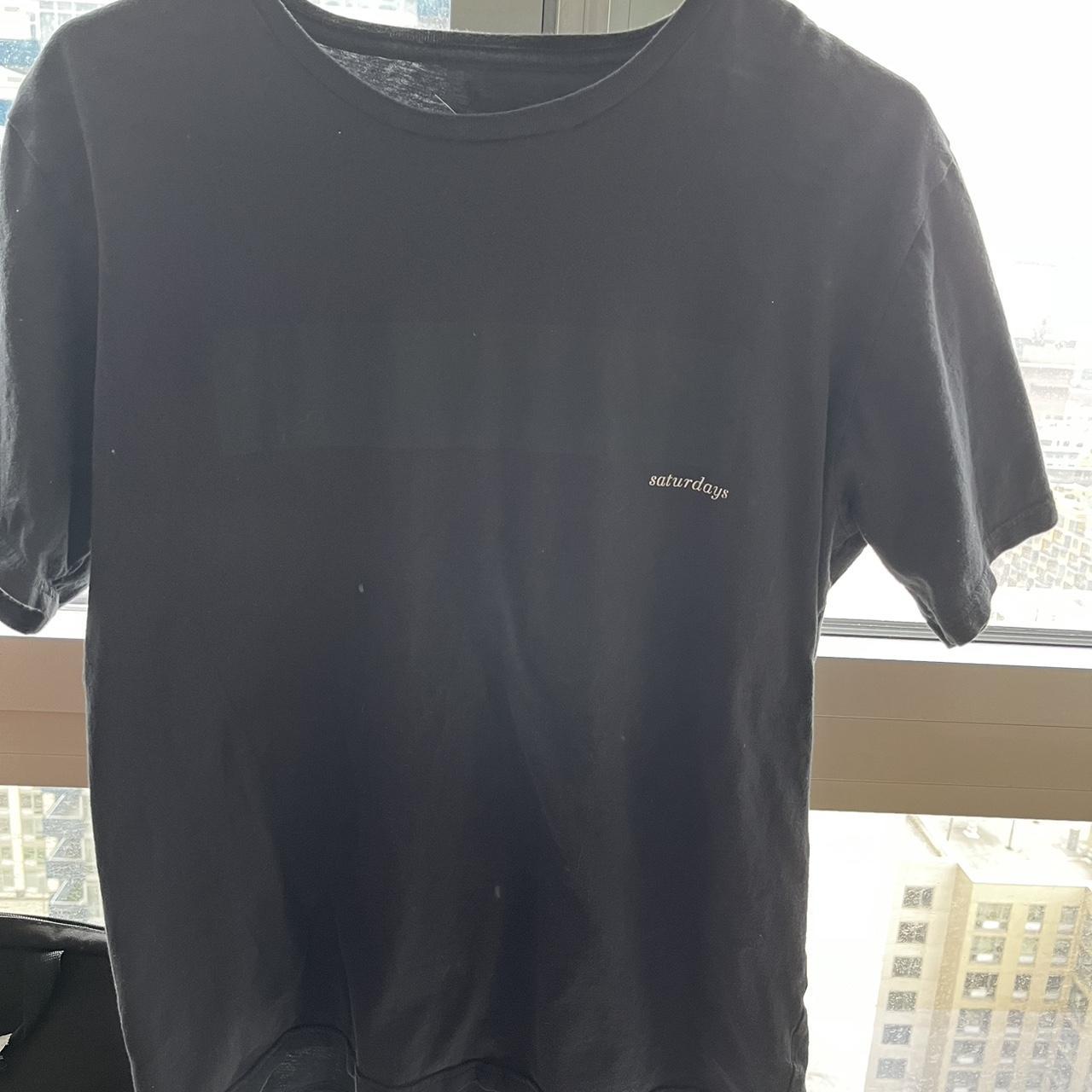 Balenciaga Black Small Logo T-shirt for Men