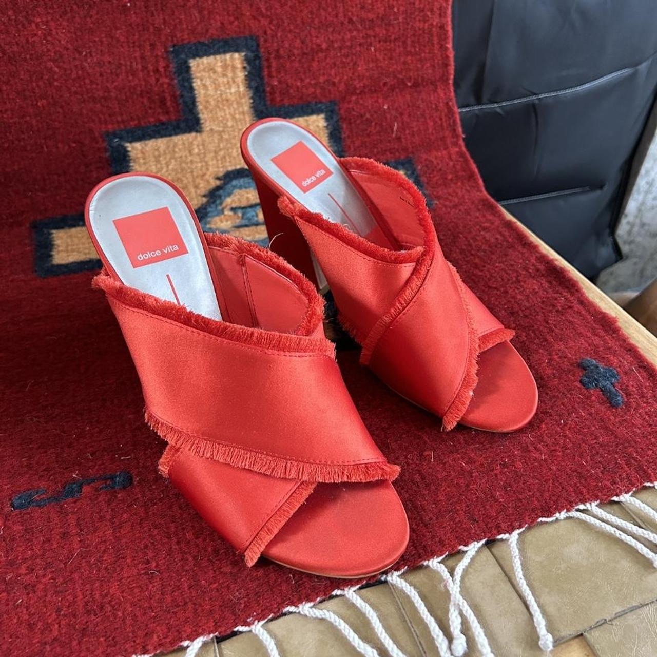 Women's Orange Sandals | Depop
