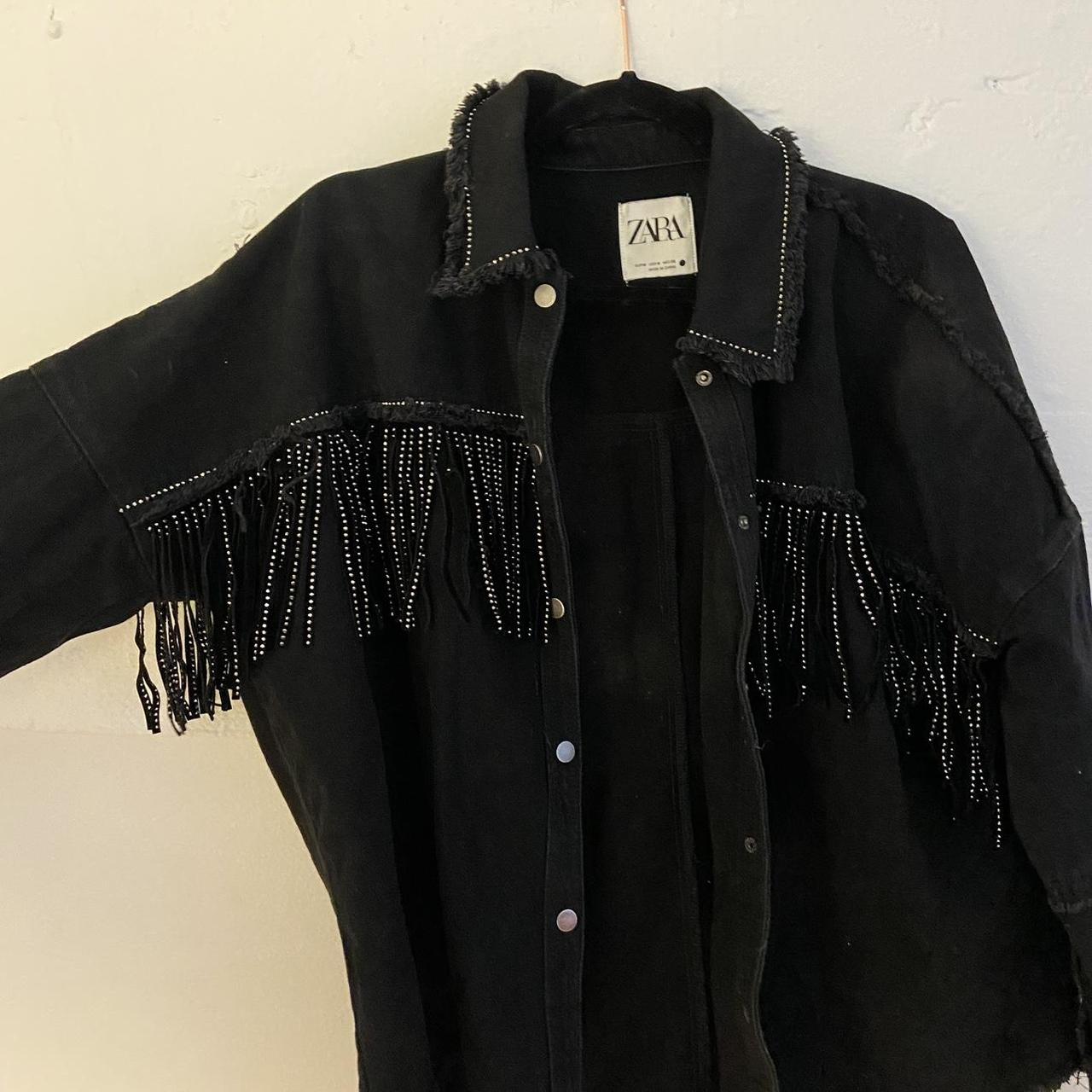 Zara Women's Black Jacket | Depop