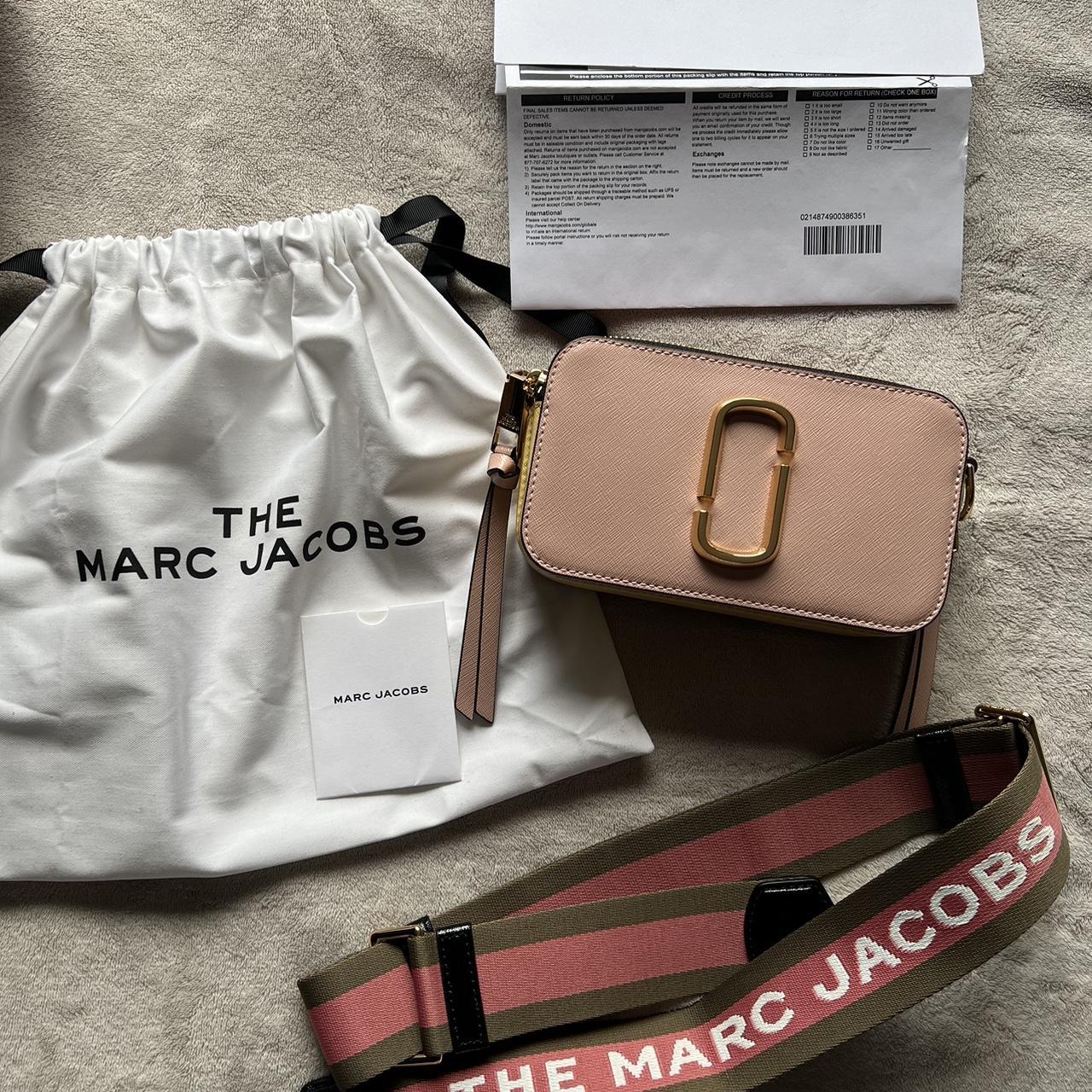 Marc Jacobs snapshot bag color White Straps can be - Depop