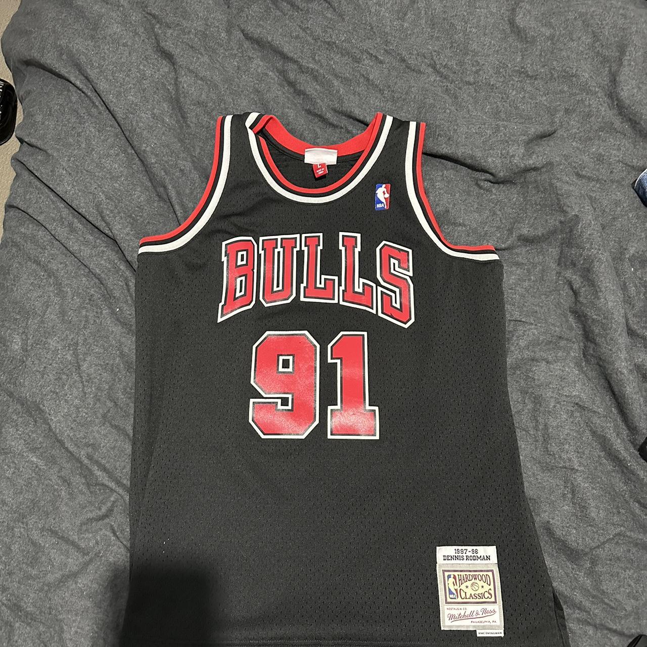 rodman jersey mitchell and ness
