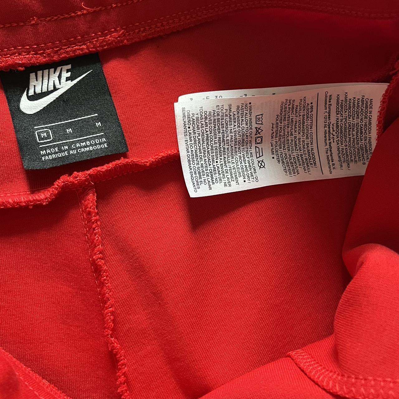 Old Season Nike Tech Fleece University Red Depop 9082