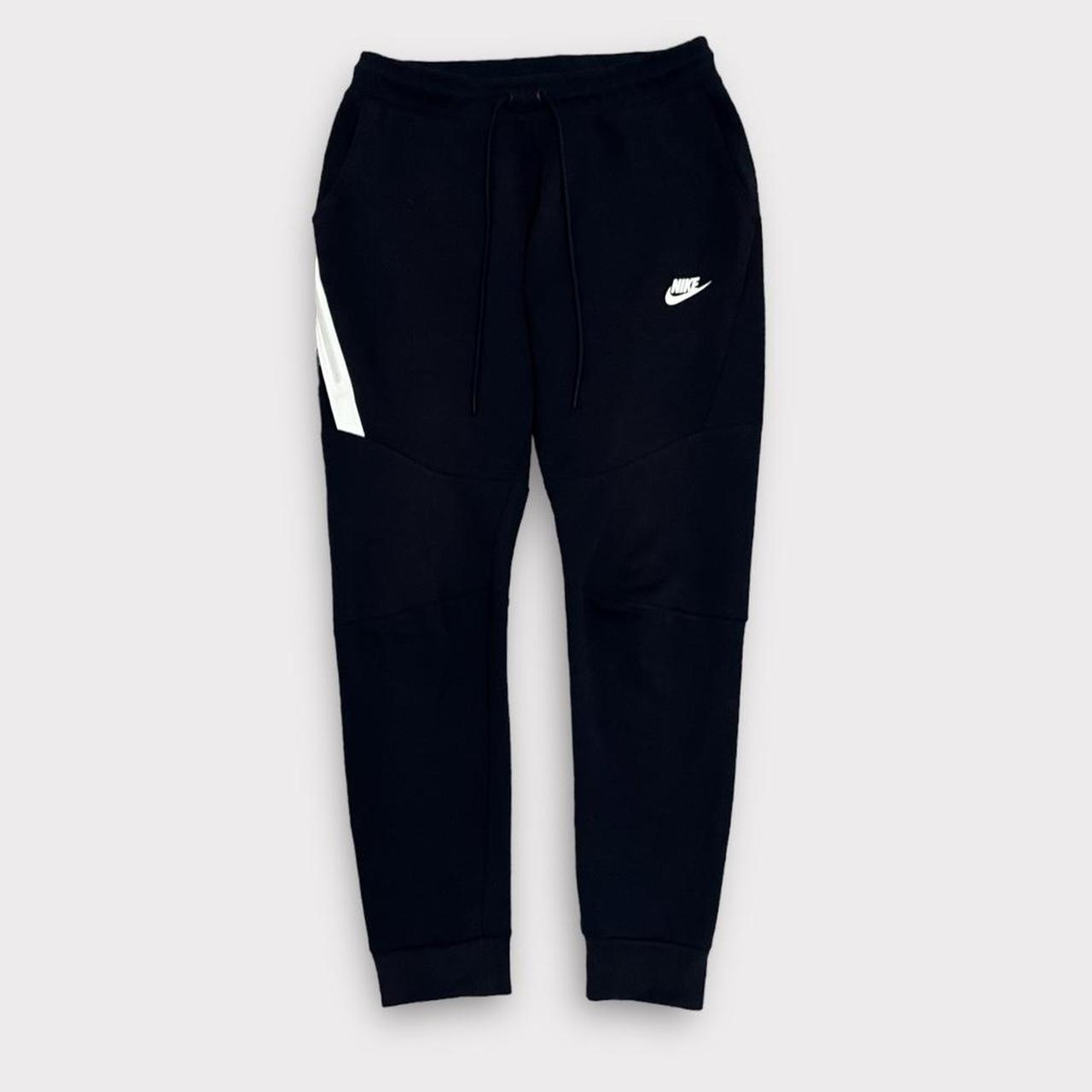 NIKE TECH FLEECE JOGGERS - BLACK, BLUE & YELLOW (OLD SEASON