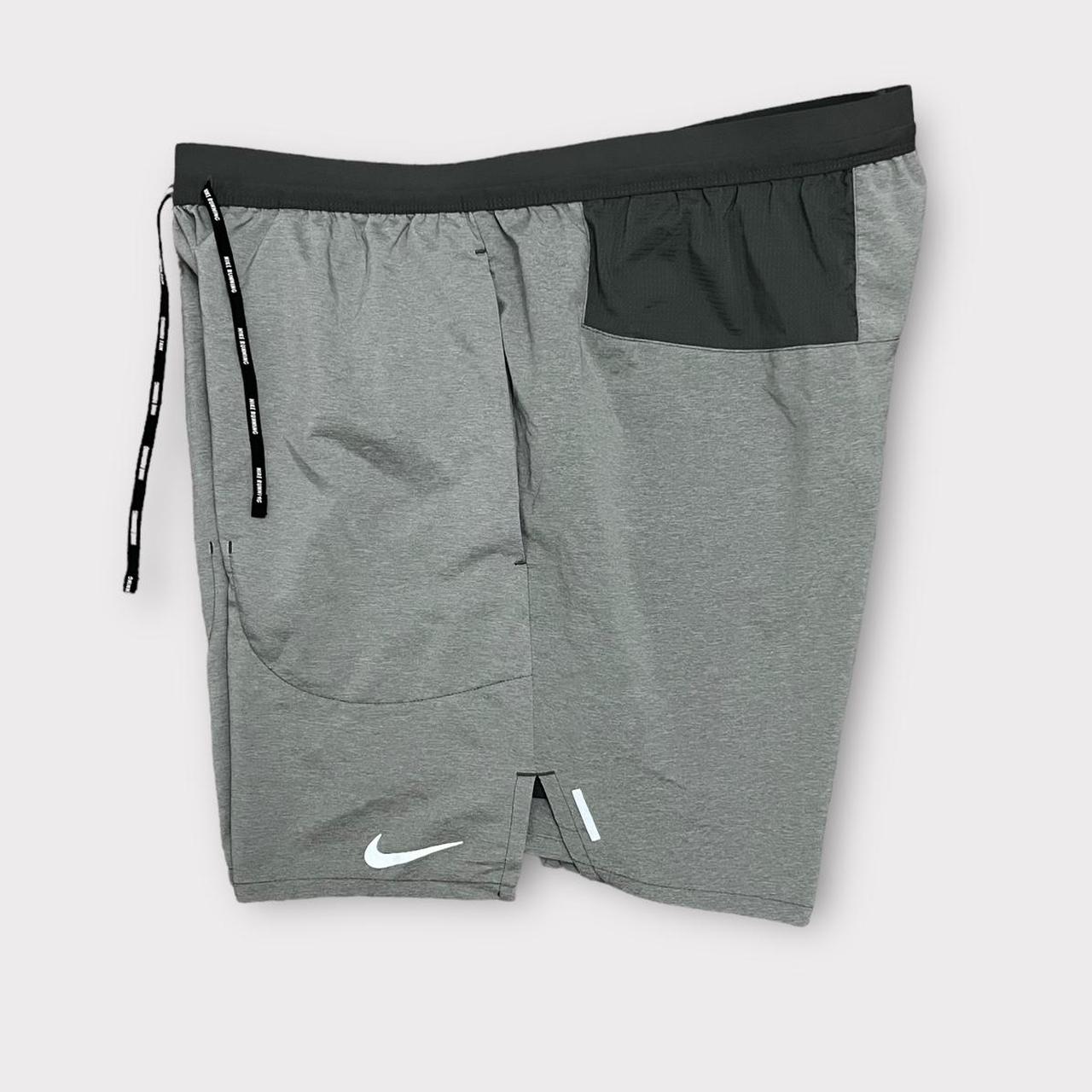 mens nike flex stride shorts grey