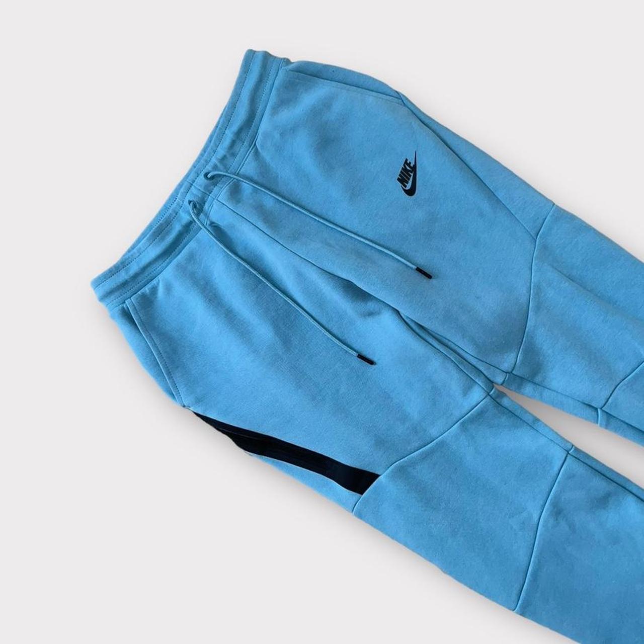 Old season Nike tech fleece baby blue joggers ‼️FREE... Depop