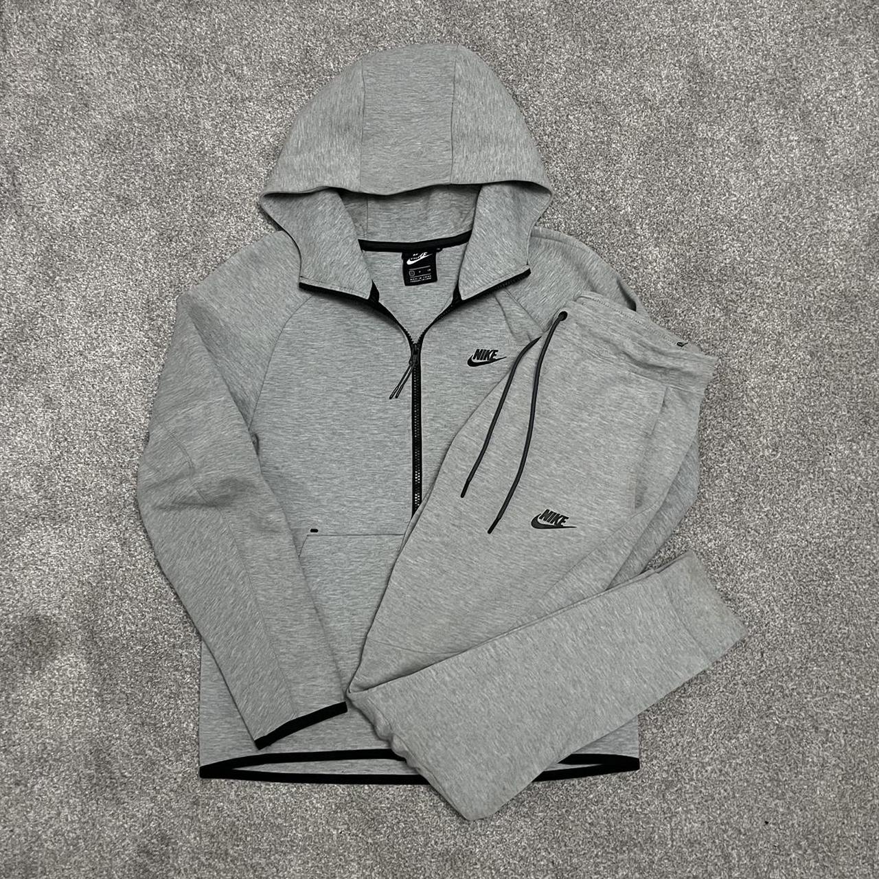 full grey nike tech tracksuit
