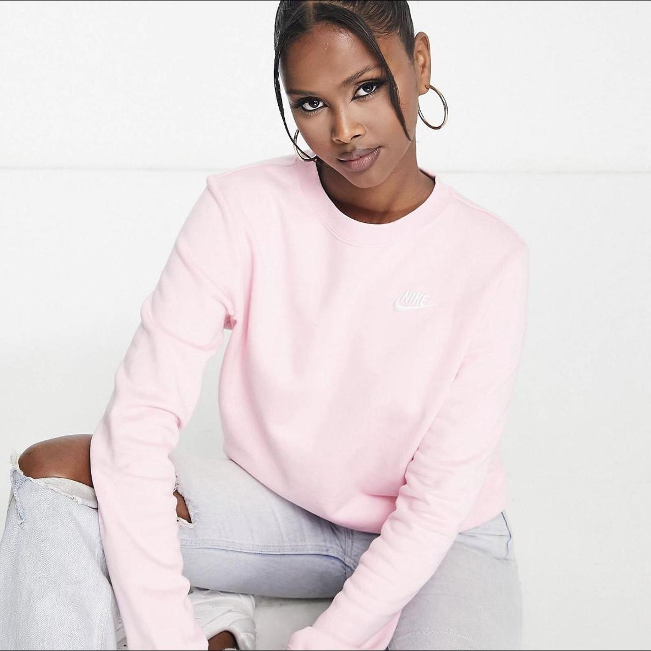 bubble gum pink nike shirt