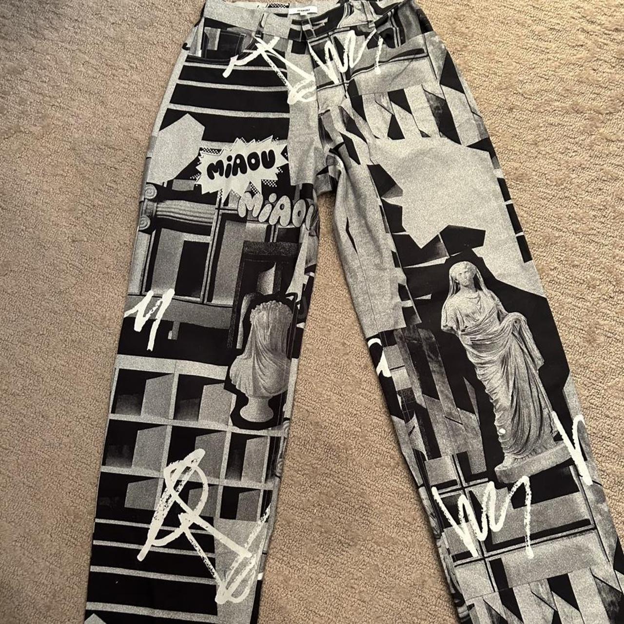 MIAOU pants Medium Worn once - Depop