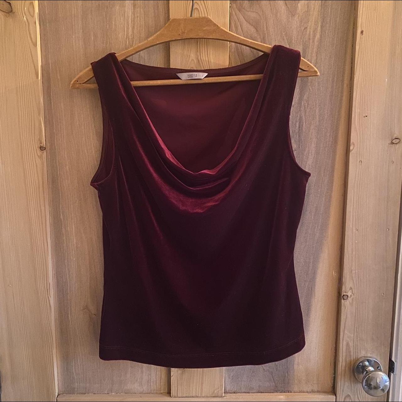 Marks & Spencer Women's Red Vest Depop