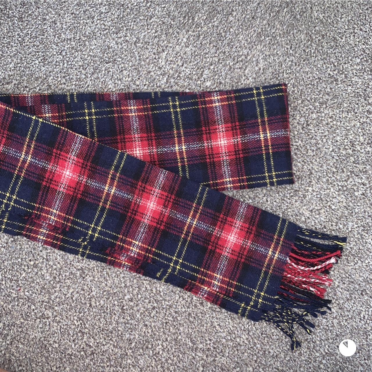 Jack Wills Men's Red and Blue Scarfwraps Depop