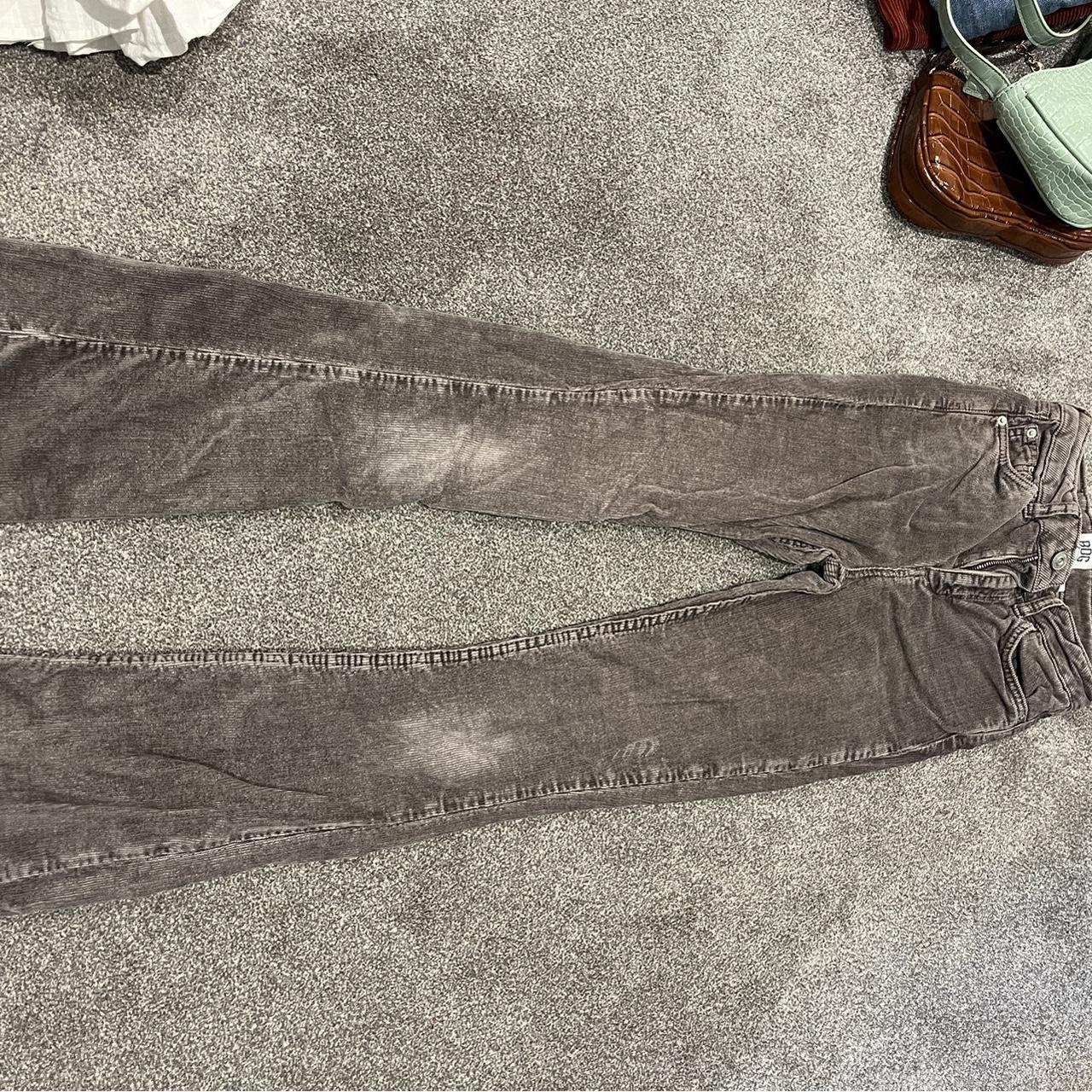 Urban outfitters. Brown flared jeans corduroy. Knees... Depop