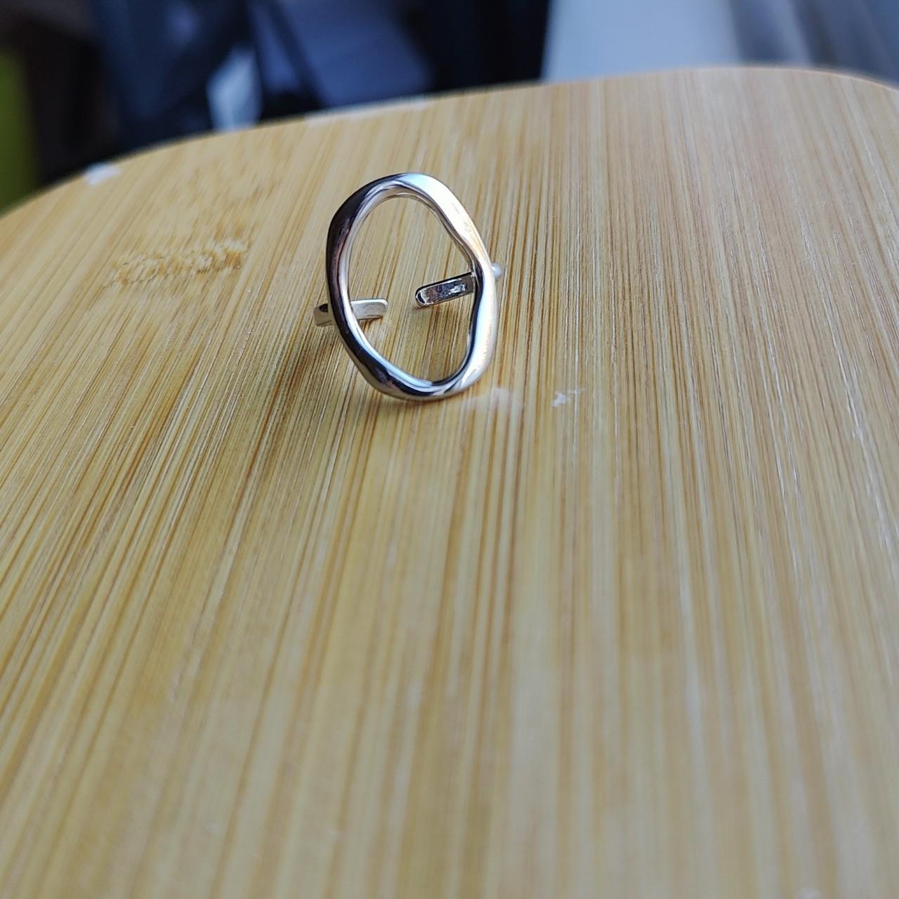 Minimalistic adjustable sterling silver ring rings... Depop