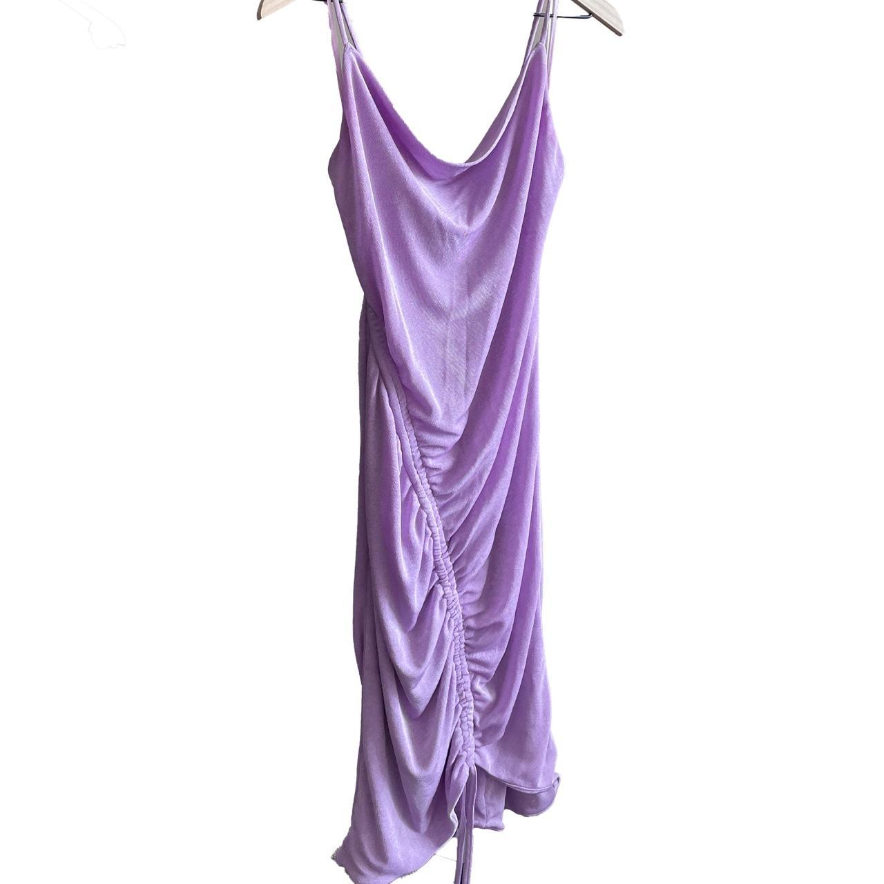 Bardot sparkly purple body con sinch dress Size 4 /... - Depop