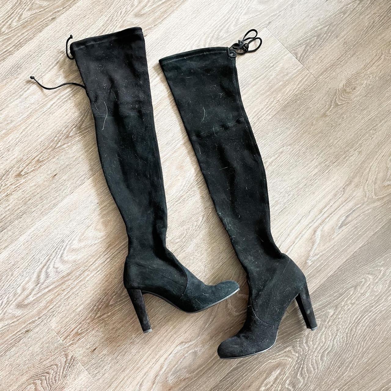 Stuart Weitzman Suede Over the Knee Boots - Depop