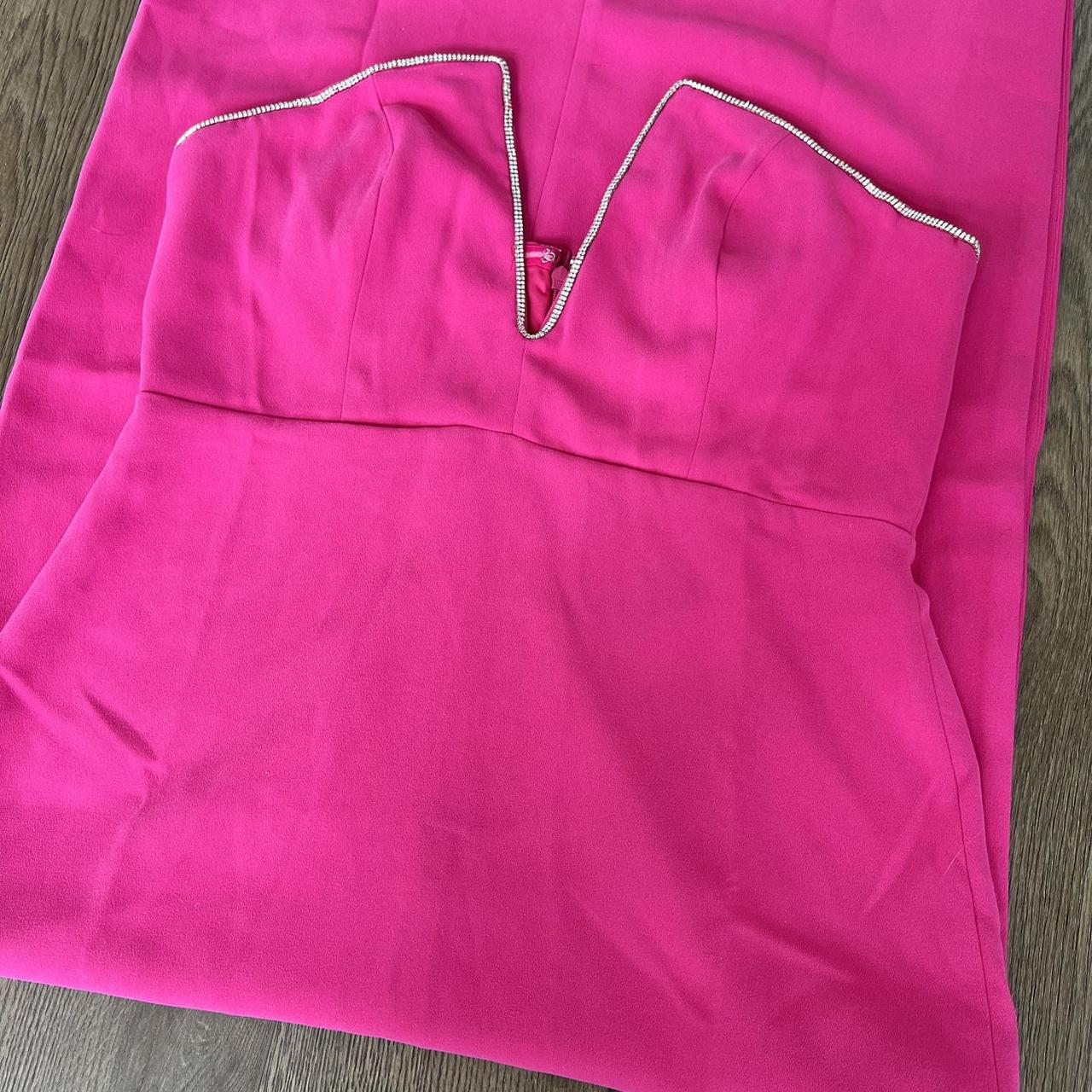 NBD hot pink maxi dress - Depop