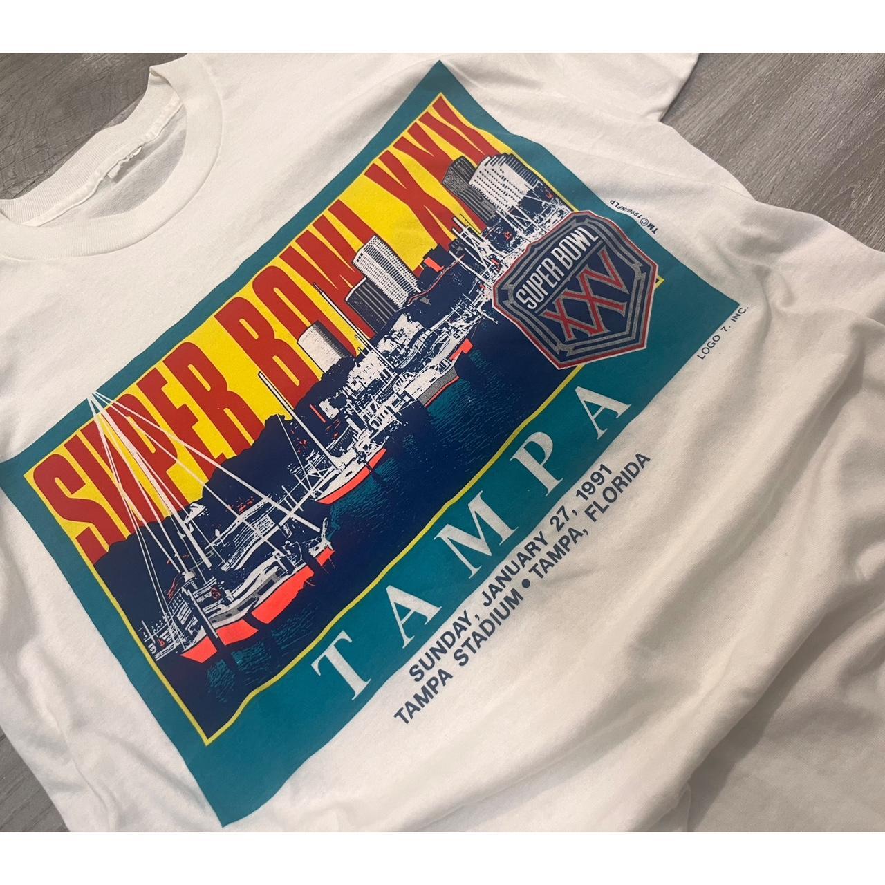 1990 Vintage Superbowl T Shirt XL