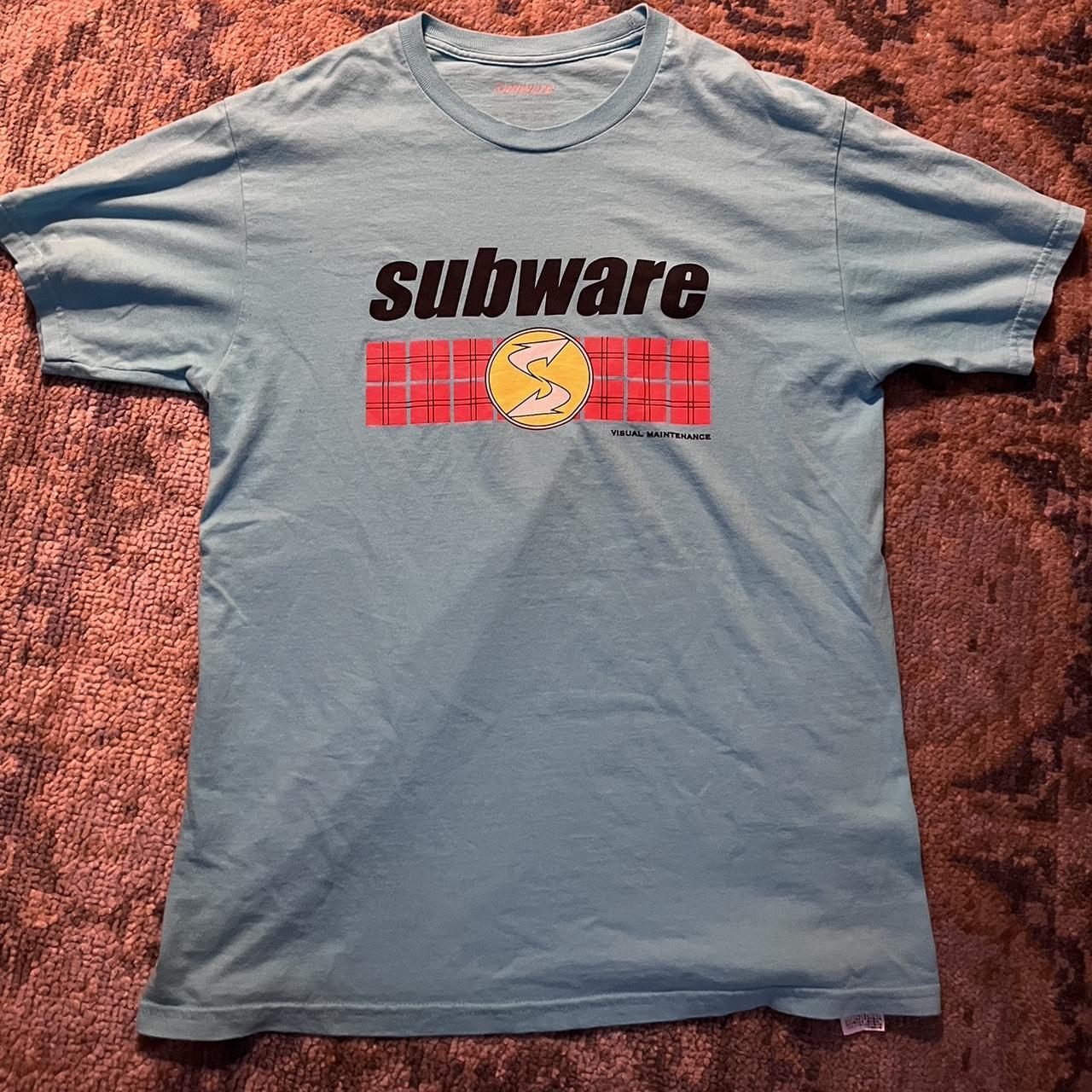 NYC SUBWARE TEE 90s, TTS large no flaws , #subware...