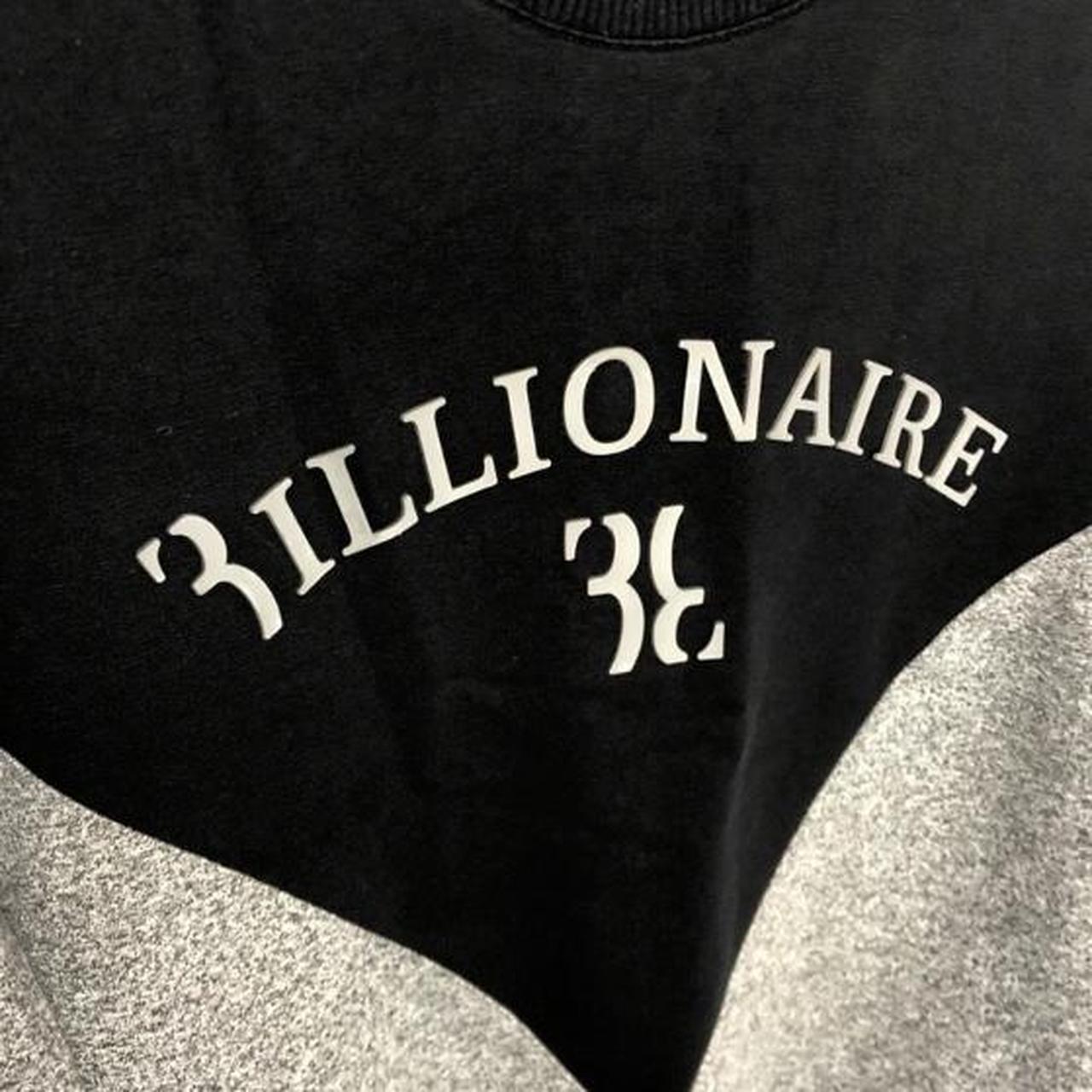 Billionaire Men's Black and Grey Sweatshirt (2)