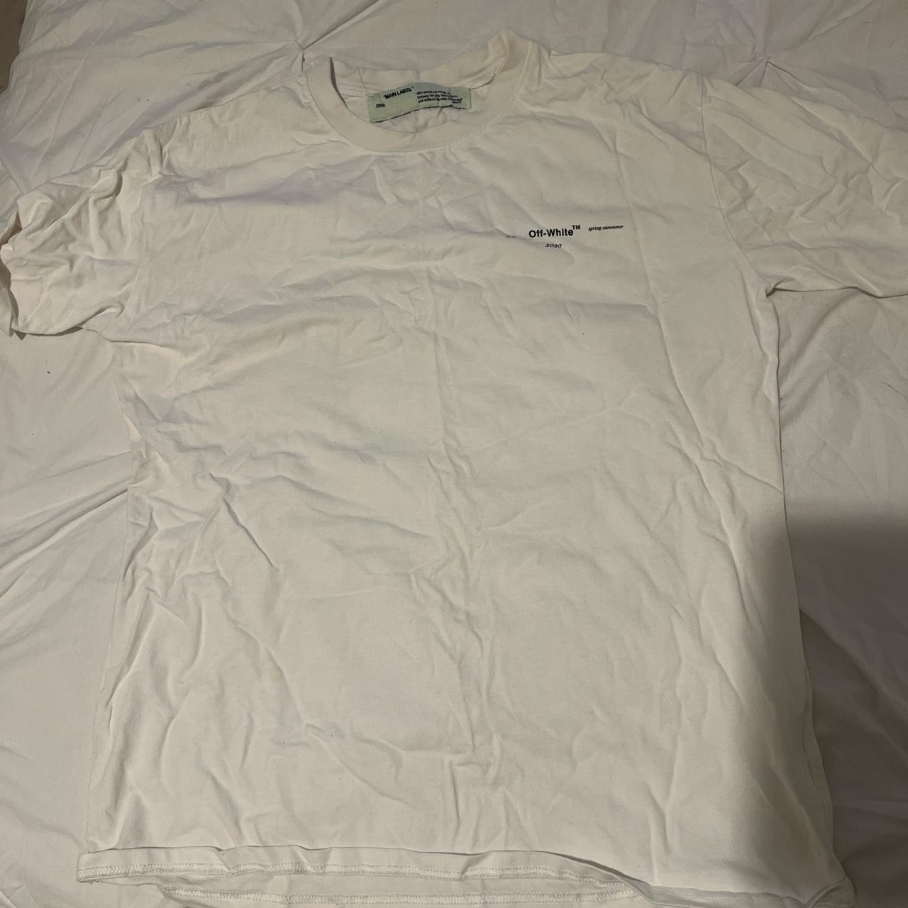 Off white white t shirt RRP £239 - Depop