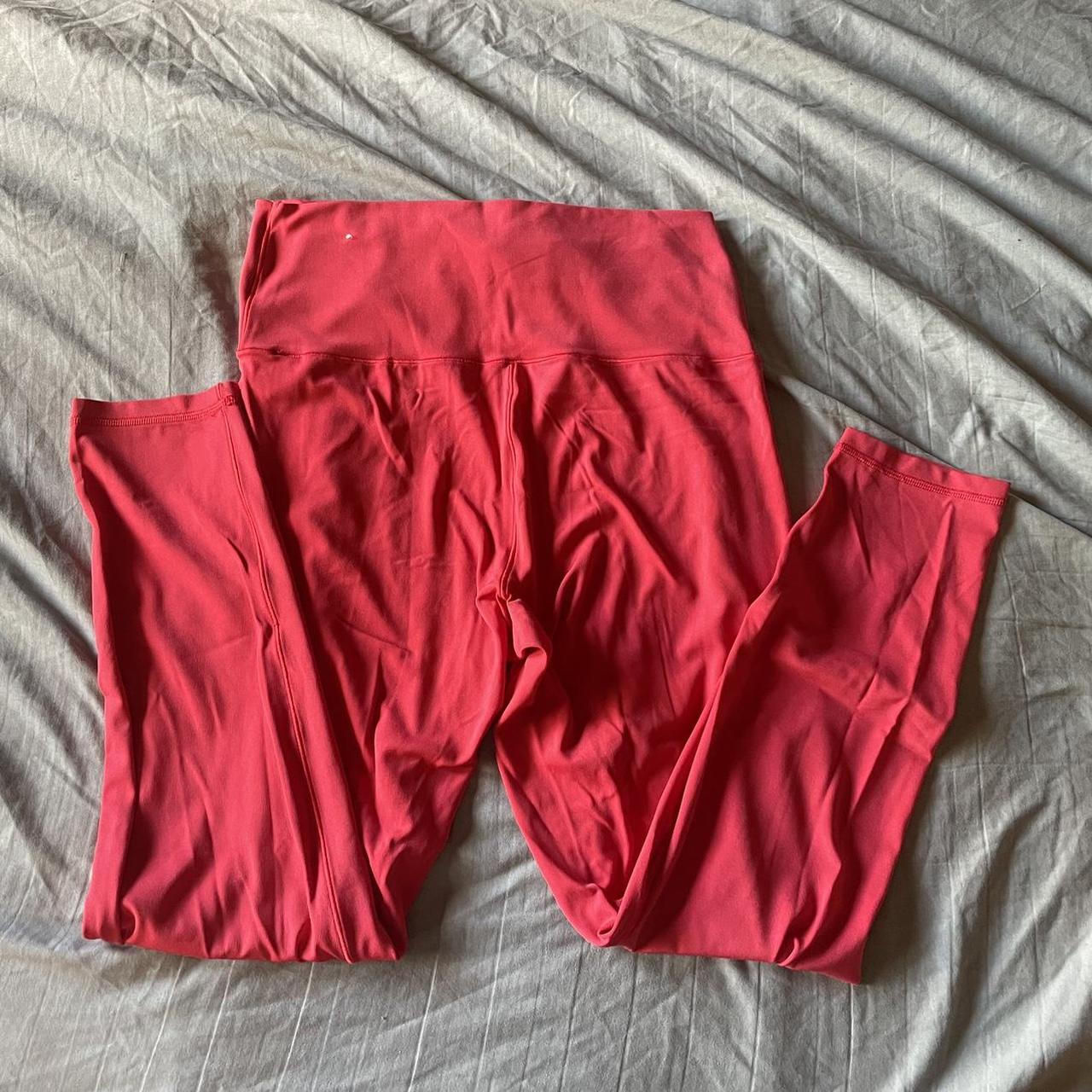 aerie tie leggings brand aerie Color red Size... Depop