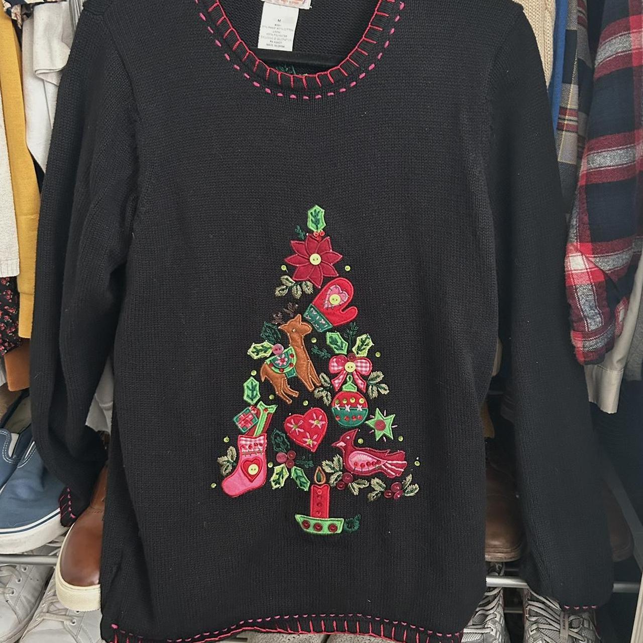 ugly grandma Christmas sweater ️ size medium (:... - Depop