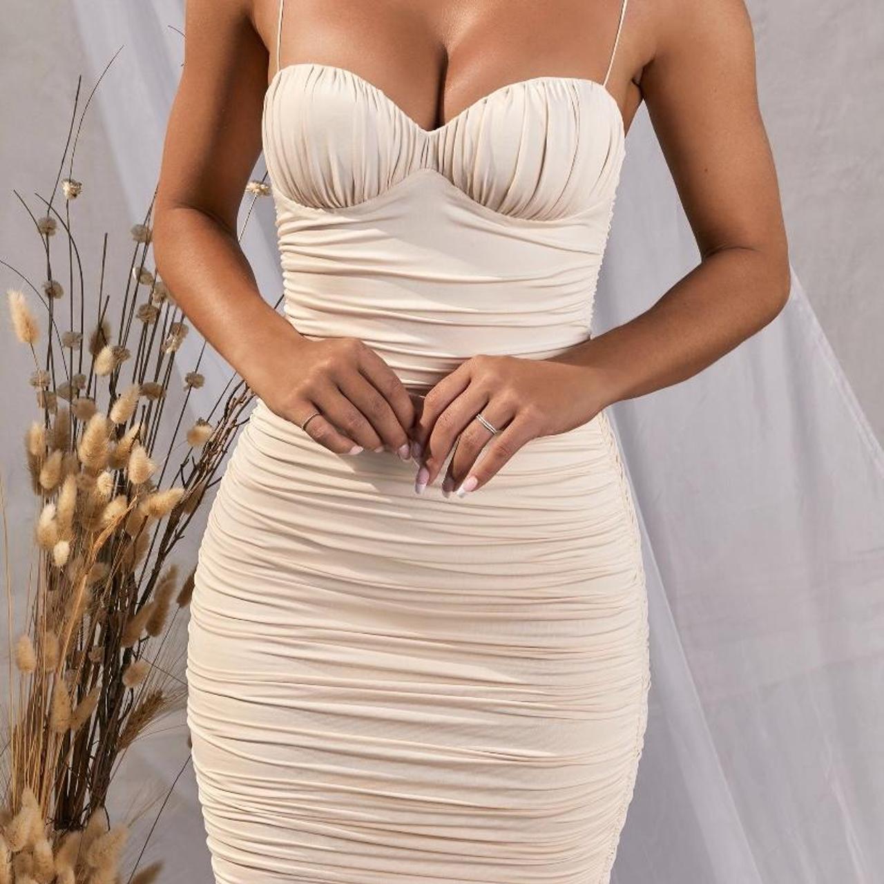 Oh Polly Dream Catch Me Sweetheart Knee Length Dress... Depop