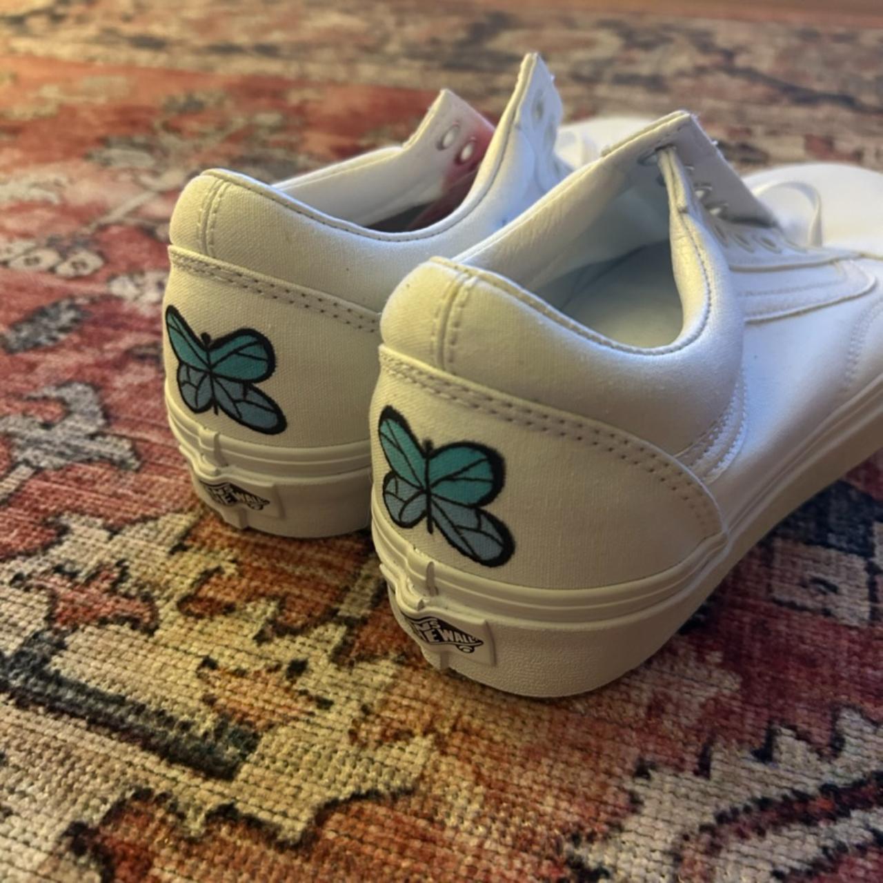 Vans old skool custom clearance butterfly