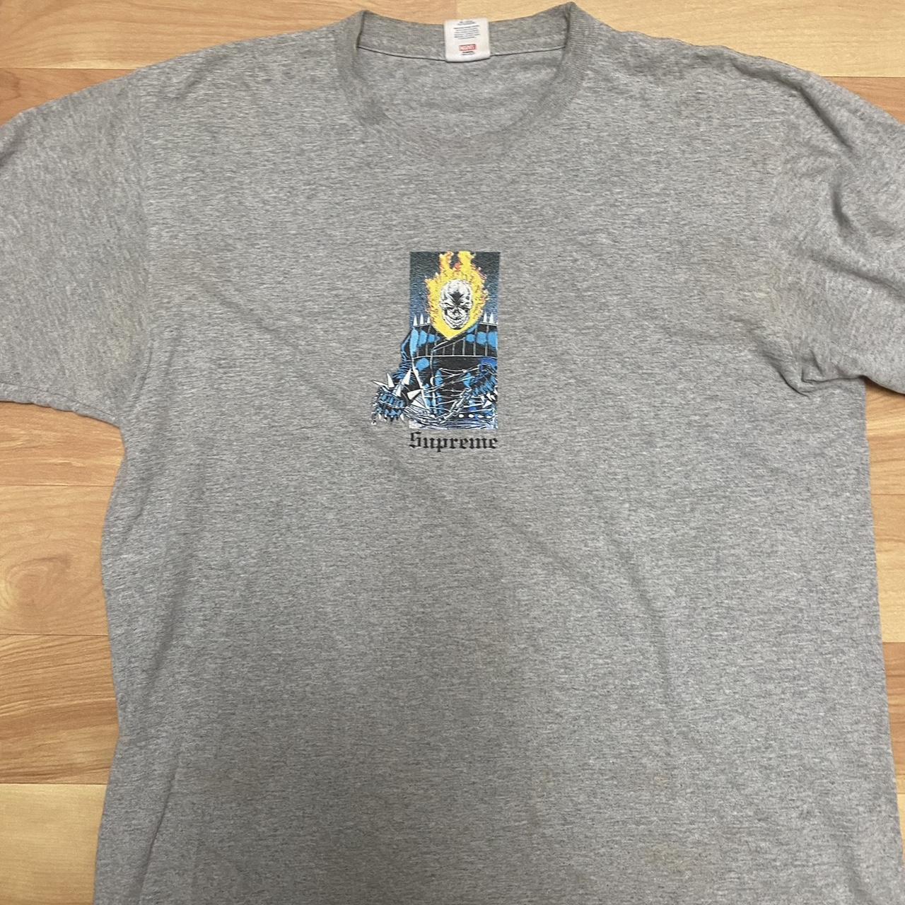 Supreme x Marvel Ghost Rider Grey Tee supreme