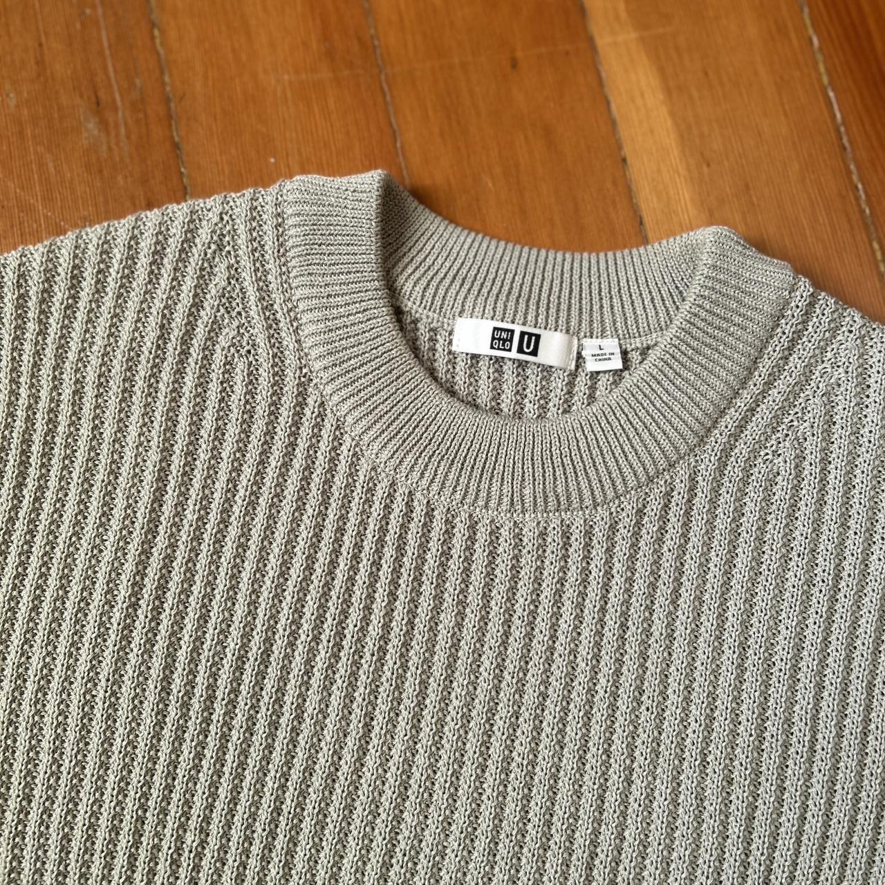 Sage green Uniqlo U sweater vest. Great layering... - Depop