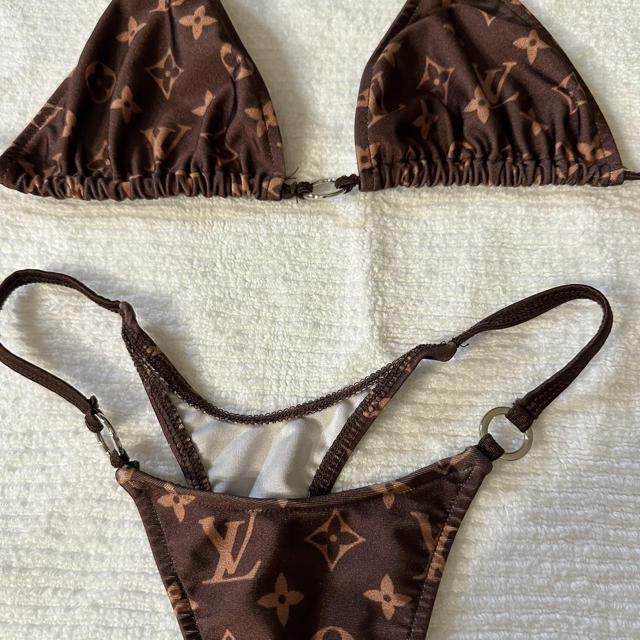 Louis Vuitton Thong Bikini. Super cute only worn a - Depop