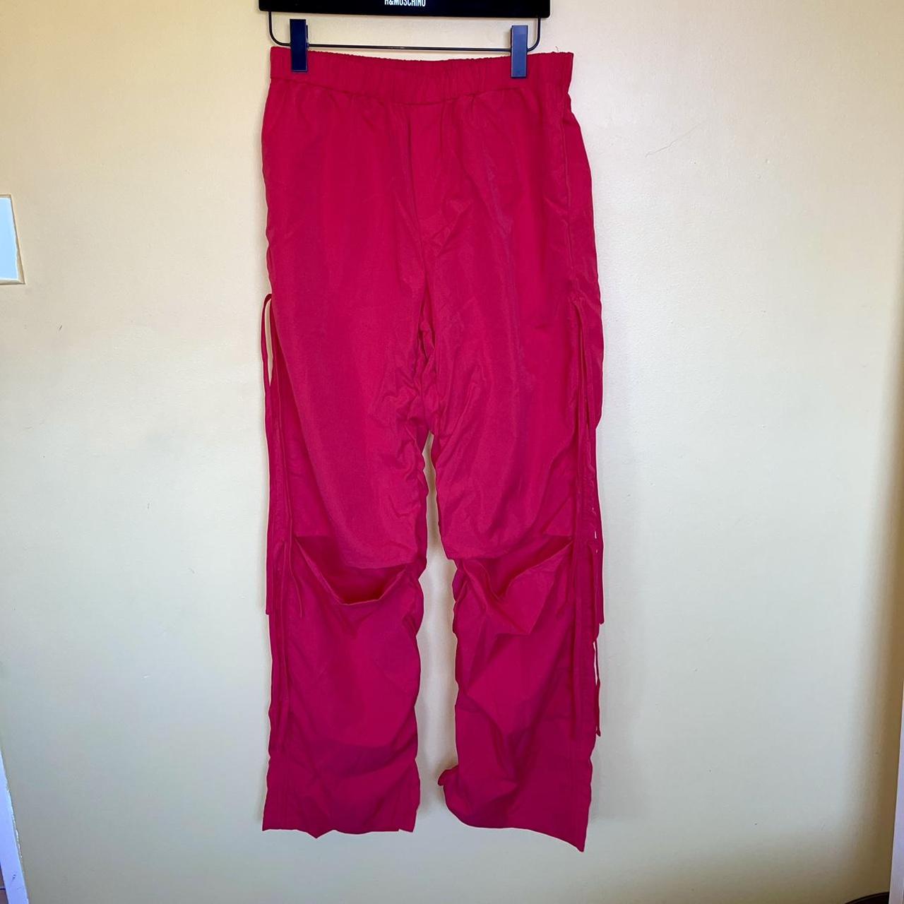 Red Y2k Baggy Cargo Pants ️‍🔥 Phalopha 90s Style - Depop