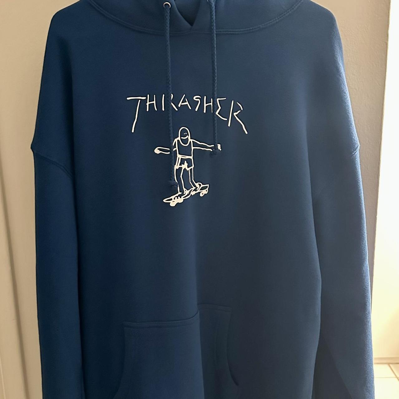 Thrasher gonz discount hoodie royal blue