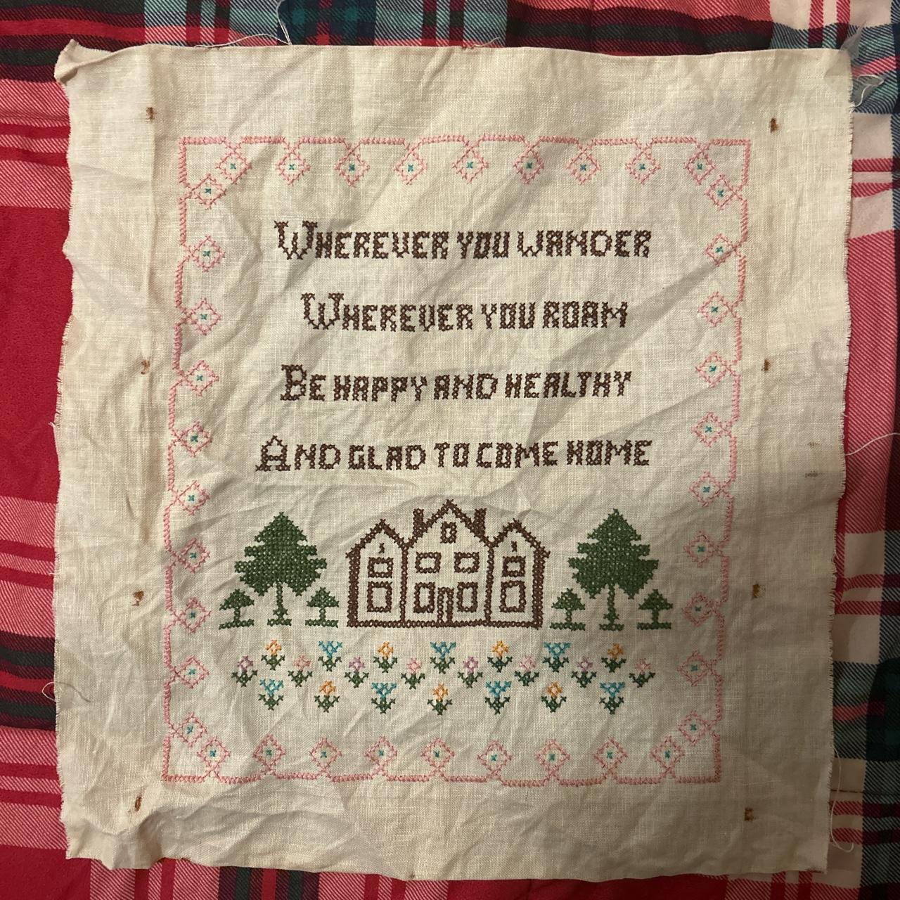 Cutest hand sewn tapestry willing to negotiate... Depop