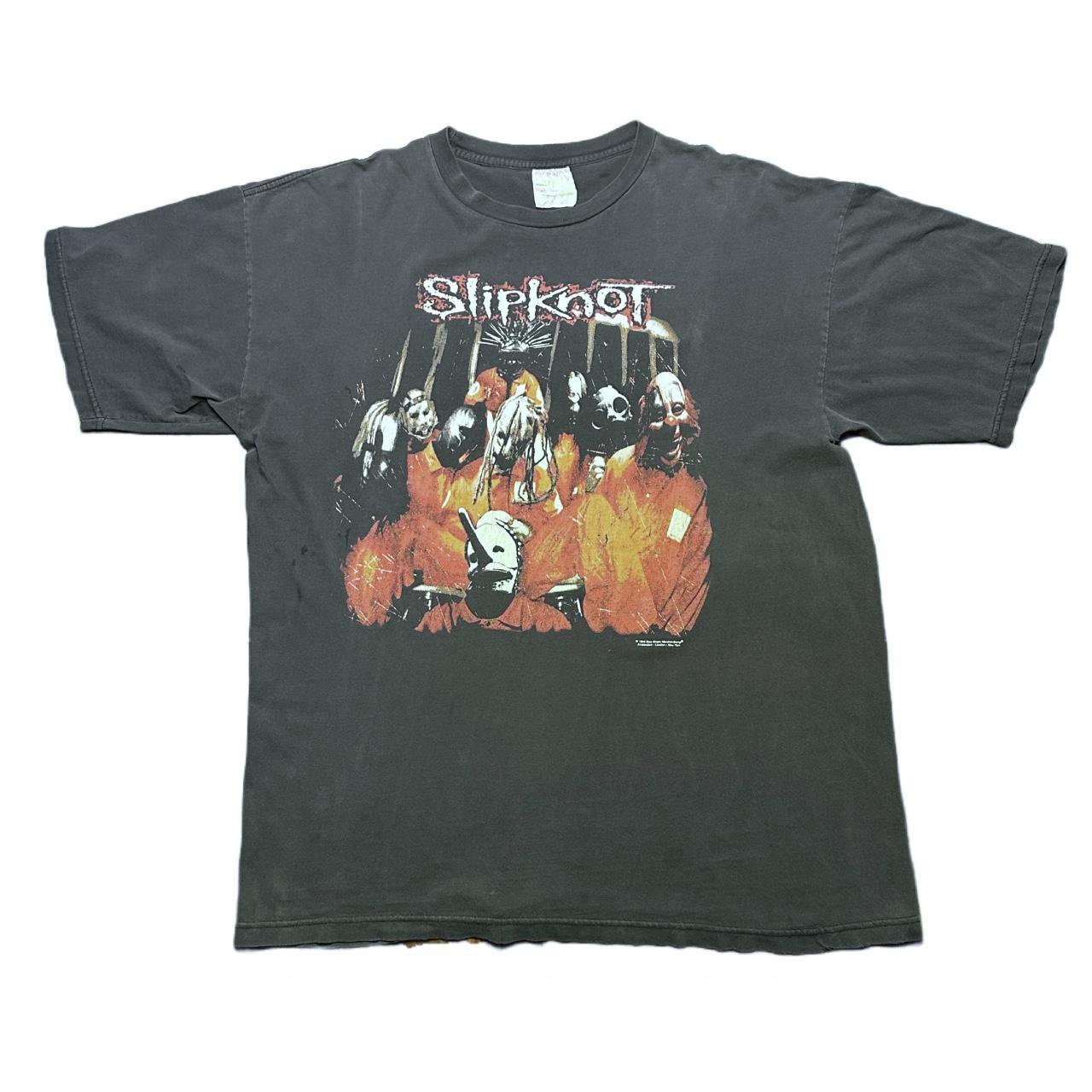 Vintage 1999 Slipknot Self-titled Shirt XL The... - Depop
