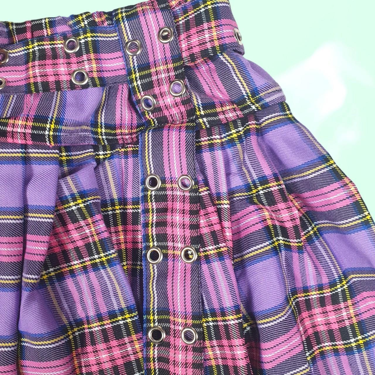 💟🦇 Tartan Pleated Skirt 🦇💟 #Harajuku #visualkei... - Depop