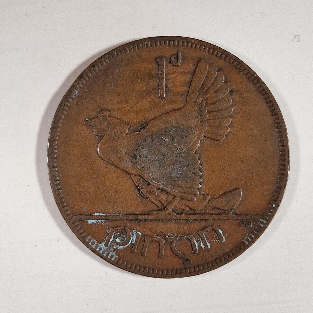 irish-one-penny-1993-1d-coin-bronze-pennycoin-depop